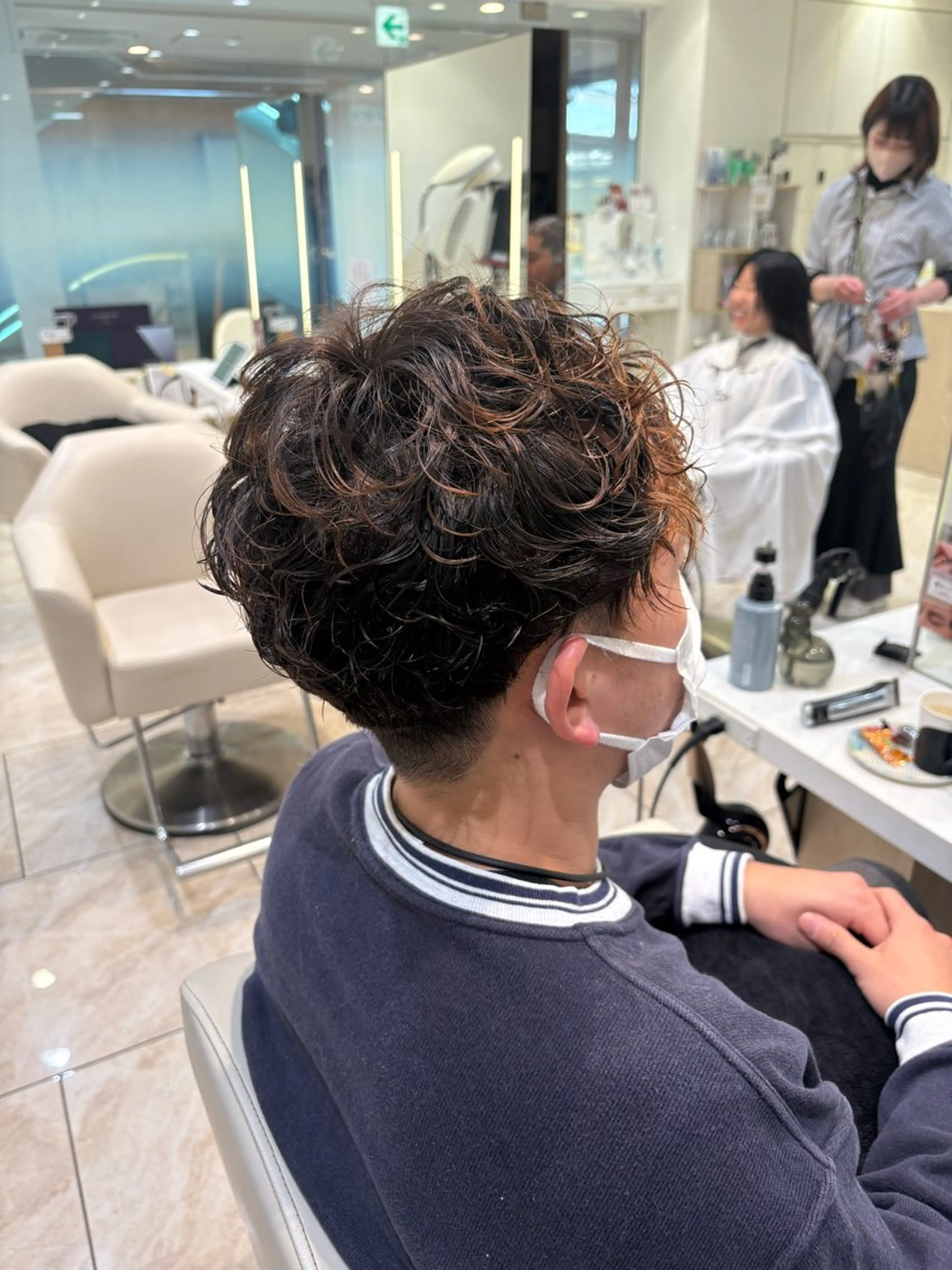 パーマ メンズ 艶髪/ヘッドスパ/ メンズカット/りちかのヘアスタイル