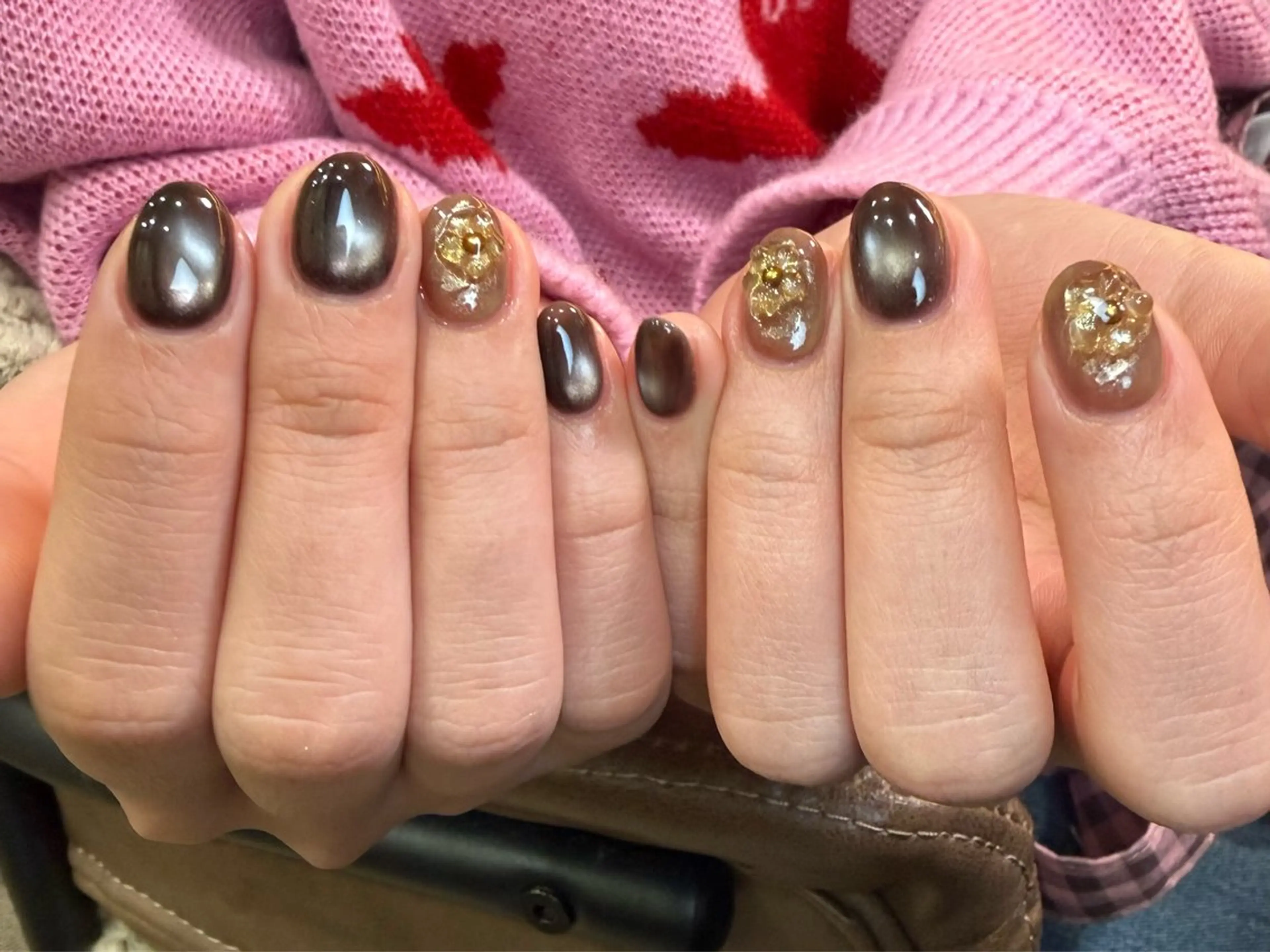 ネイル ニュアンスネイル オフィスネイル シンプルネイル 春ネイル 清水 夏澪のネイルデザイン