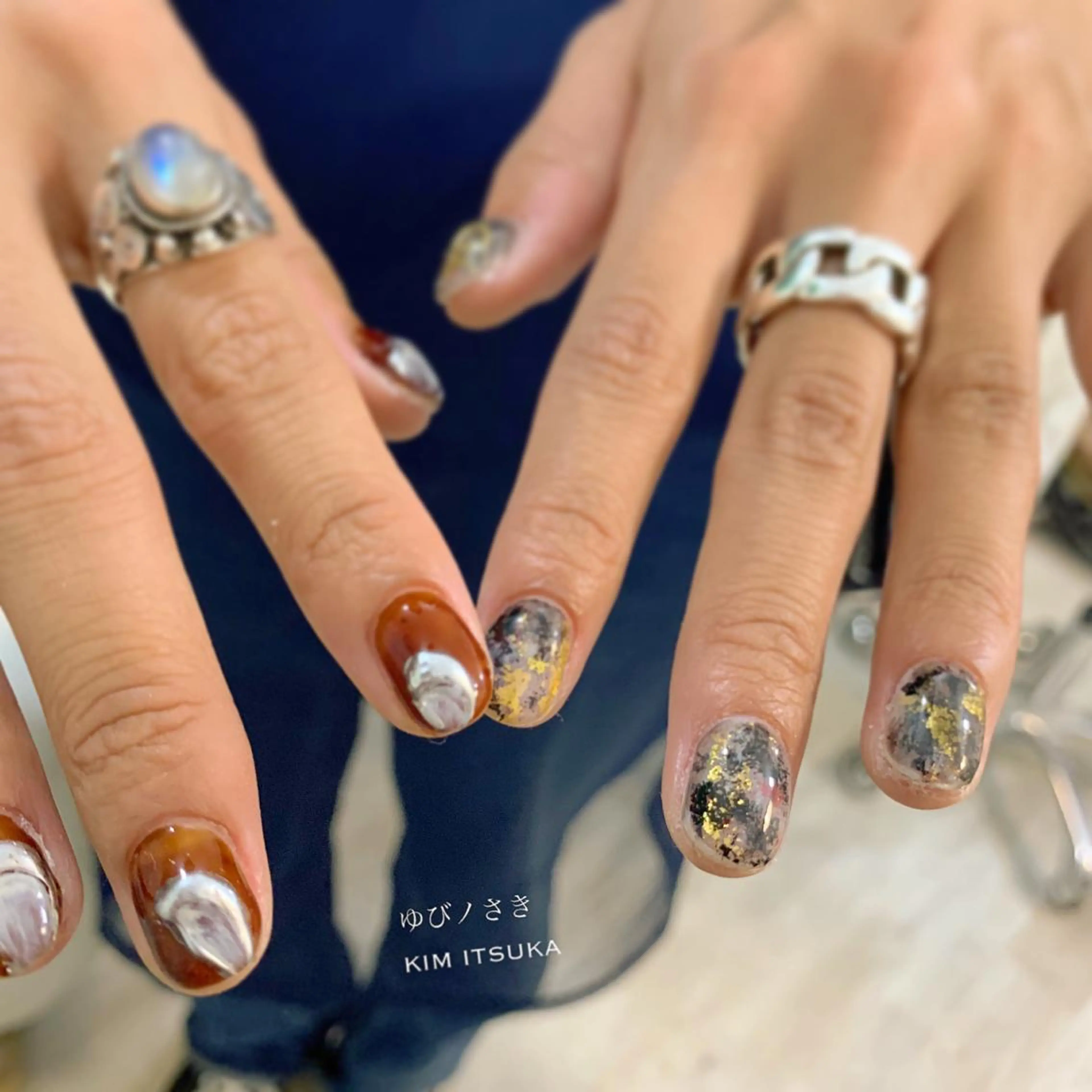 ネイル ゆびノさき茨木店 ニュアンス/アートのネイルデザイン