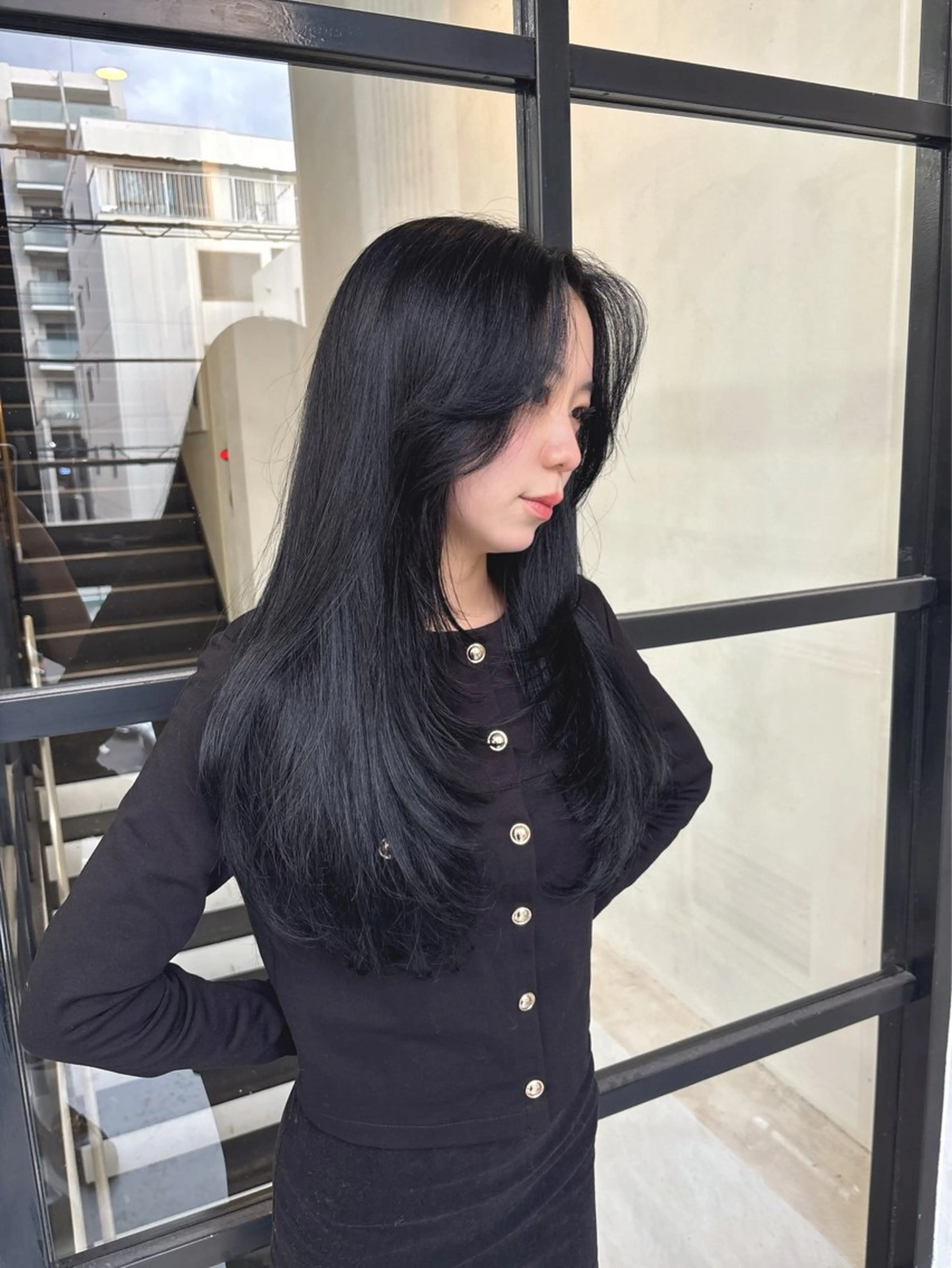 カラー ヘアカラー トリートメント 佐伯 鼓乃美のヘアスタイル