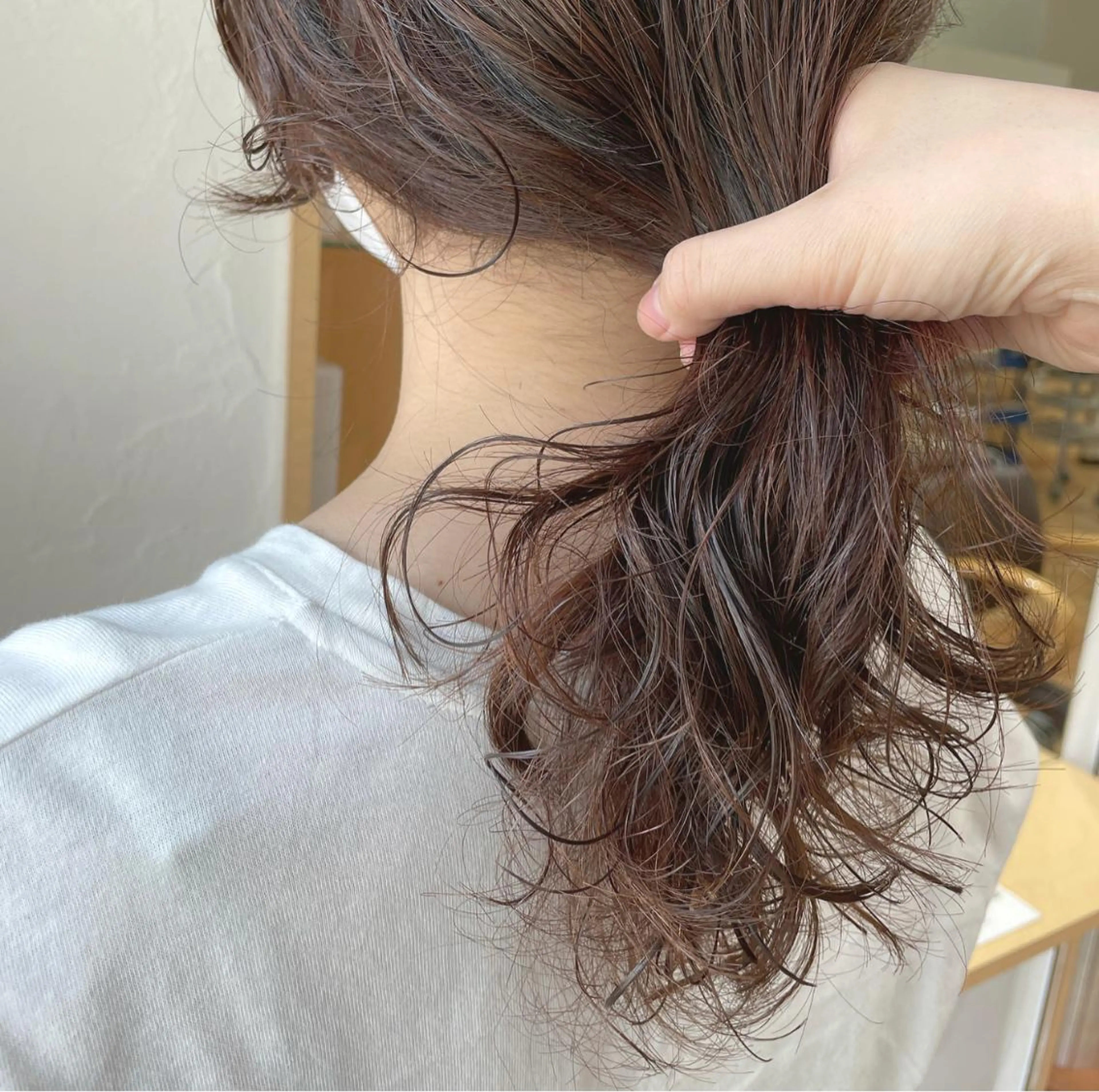 ミディアム パーマ ミディアムパーマ FELICE of hair 田口千尋のヘアスタイル