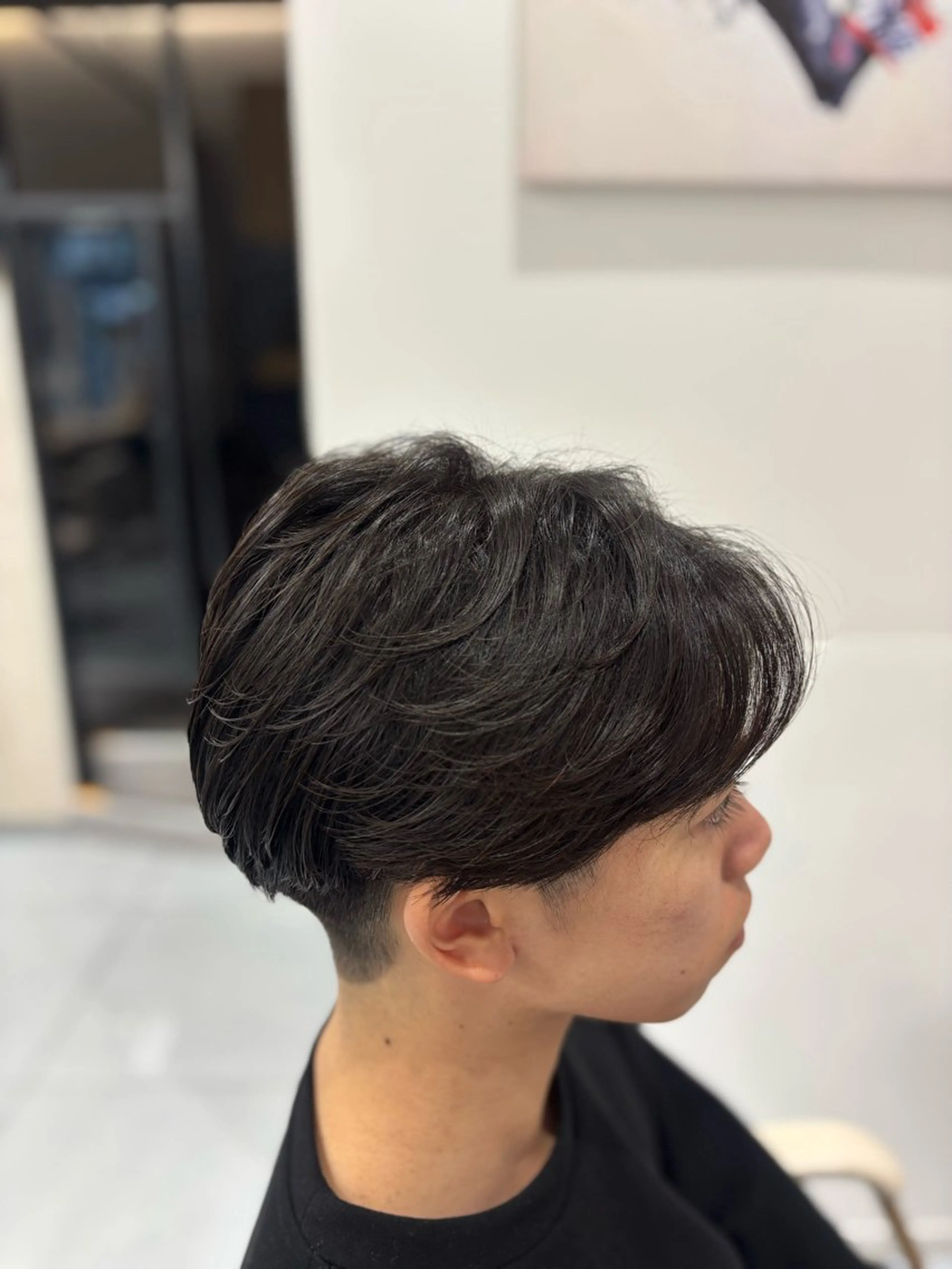 ショート パーマ メンズ カット パーマ メンズ特化韓国風 パーマスタイル/りんのヘアスタイル