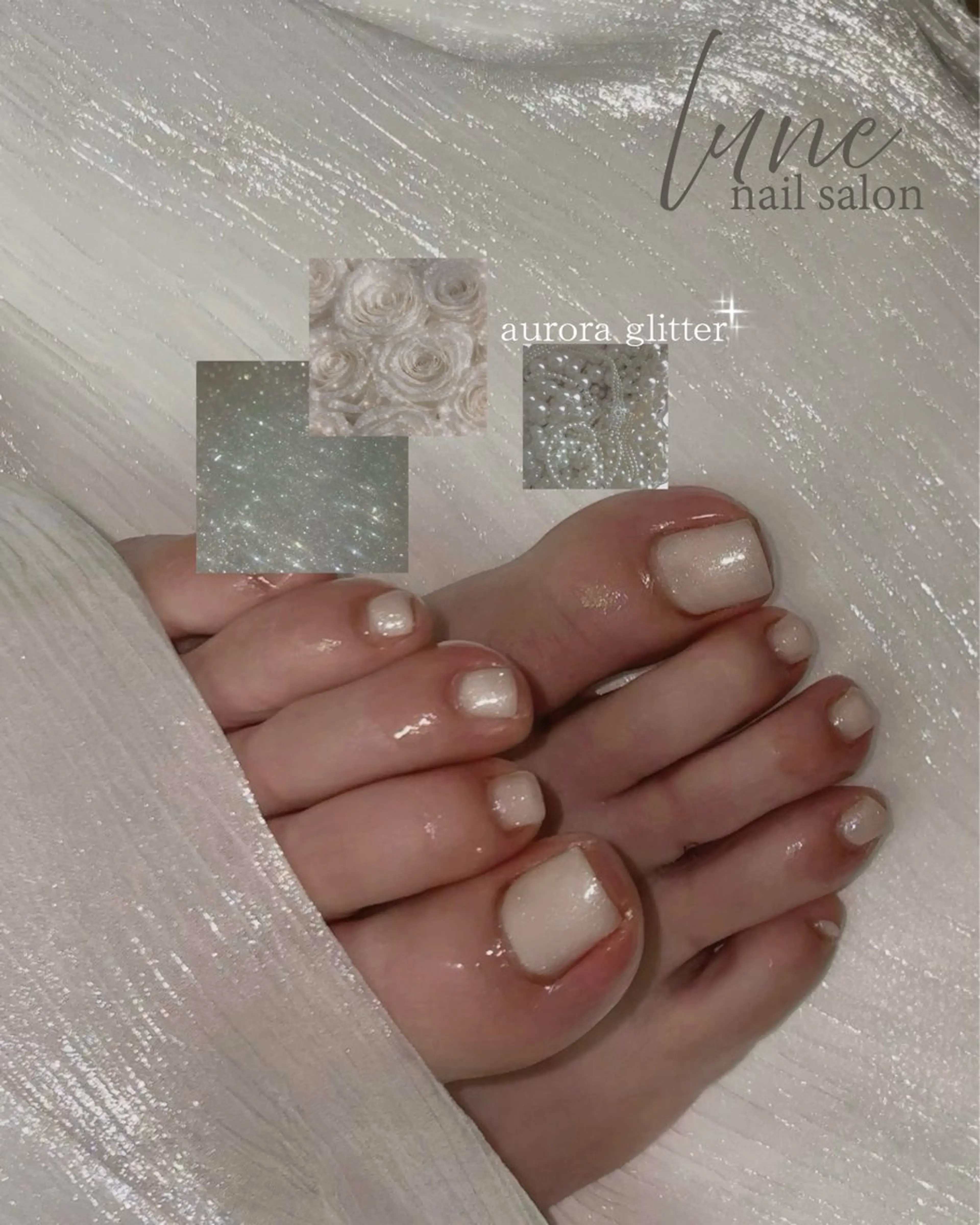 ネイル フットネイル nail salon luneのネイルデザイン