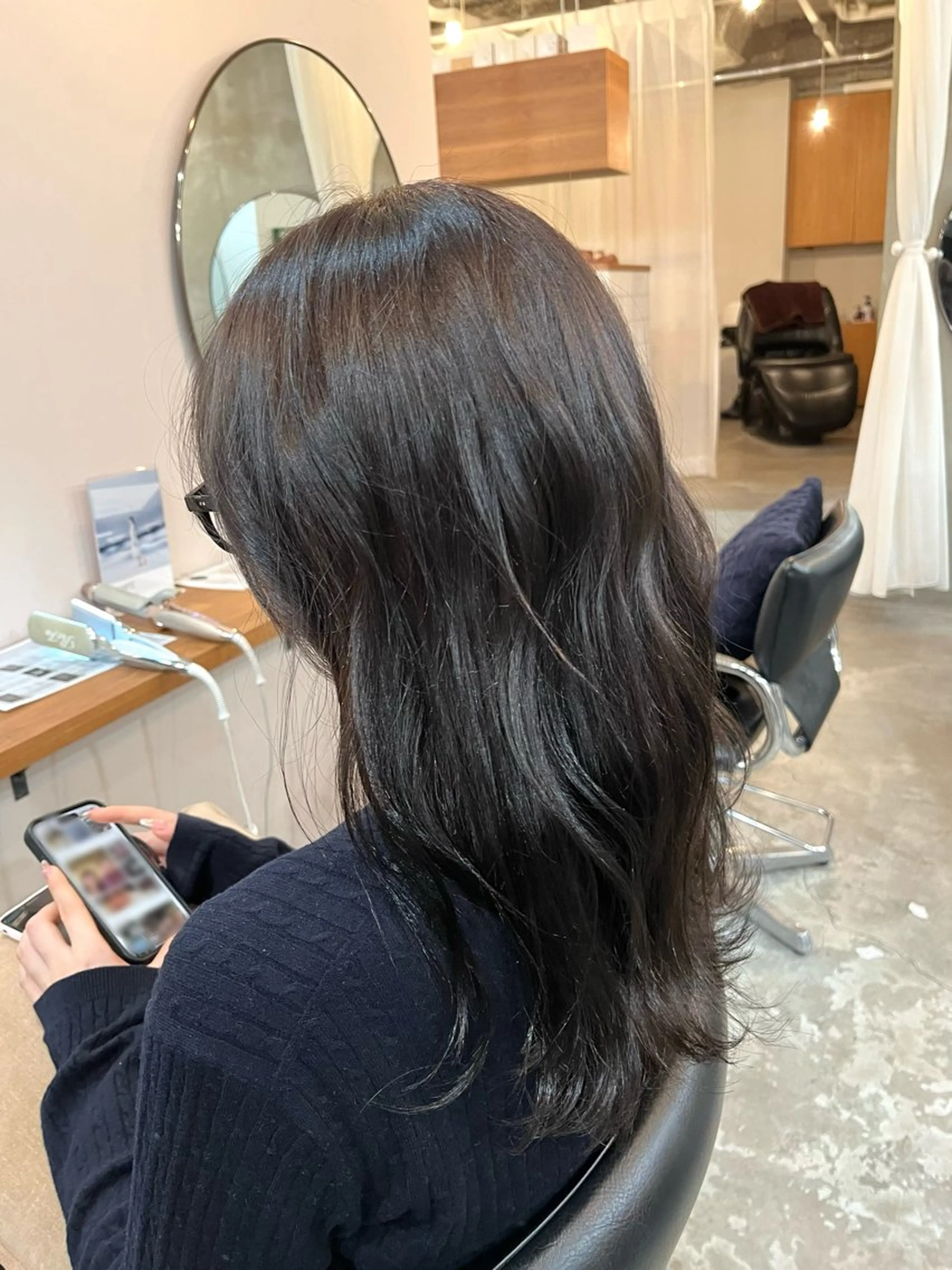 カラー ヘアカラー トリートメント 無料カットモデル募集 岡千尋のヘアスタイル