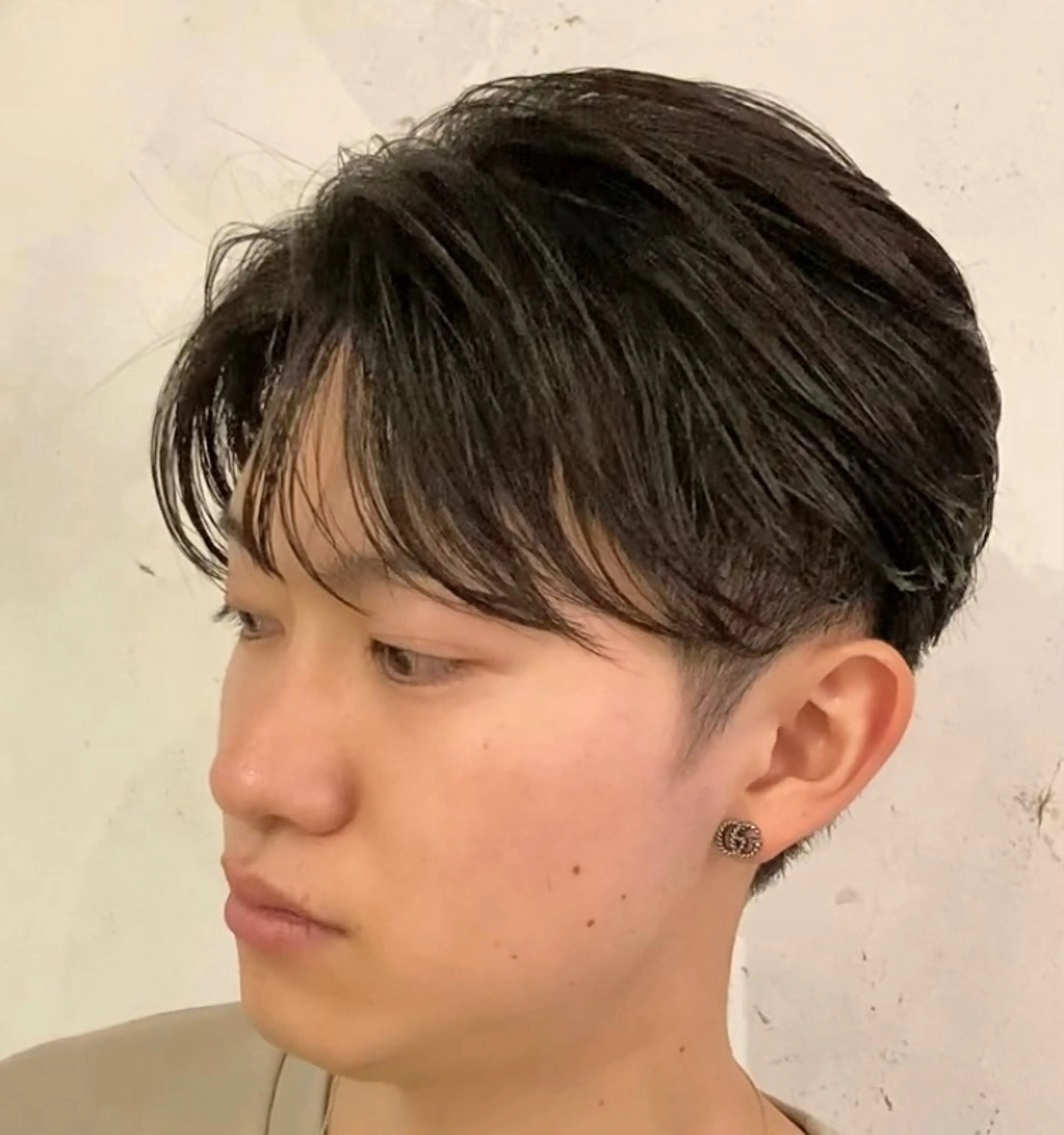 ショート メンズ センターパート カット 松本爽汰/メンズ特化 /メンズパーマのヘアスタイル