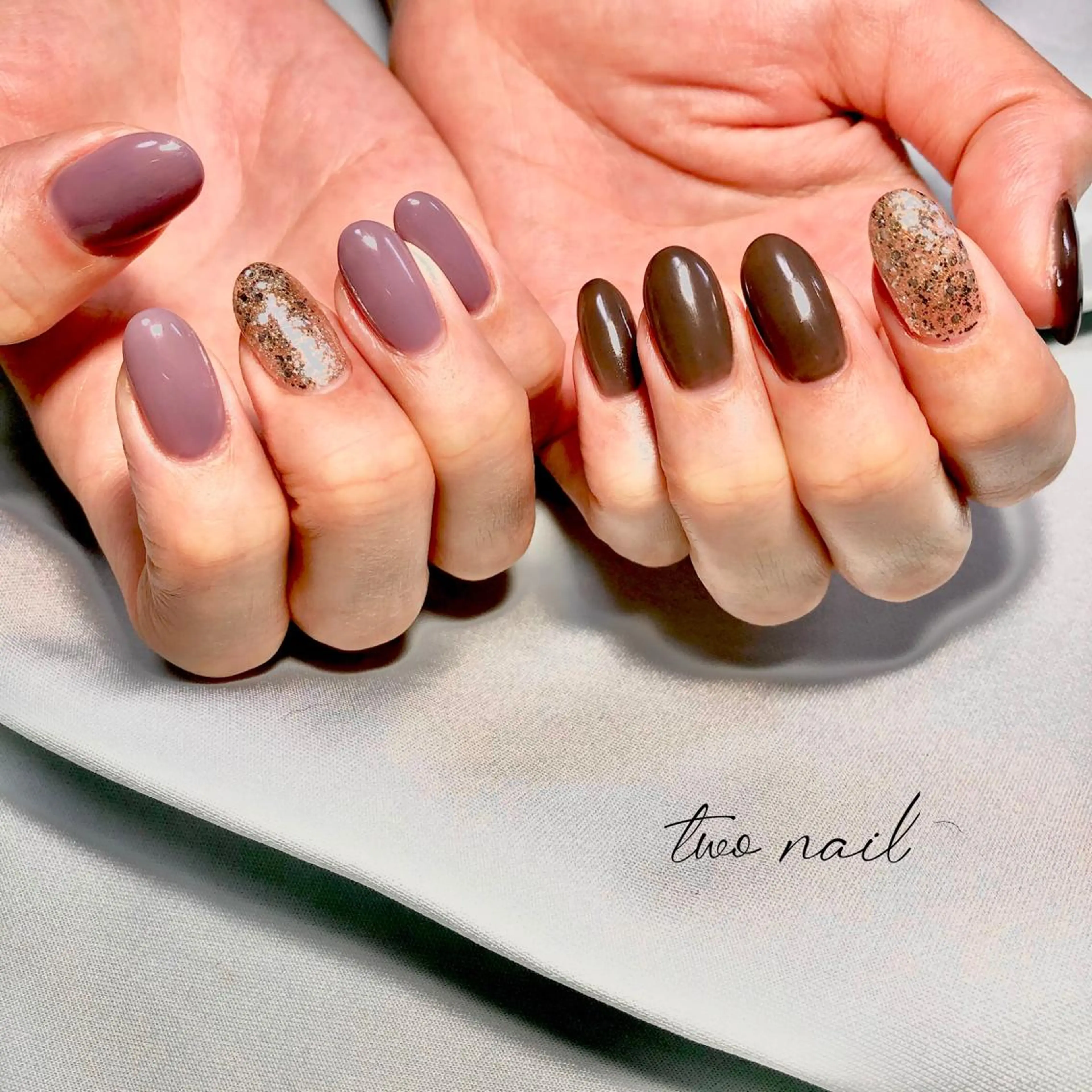 ネイル アートネイル フットネイル ハート ニュアンスネイル ホワイト ハンドネイル two nailのネイルデザイン