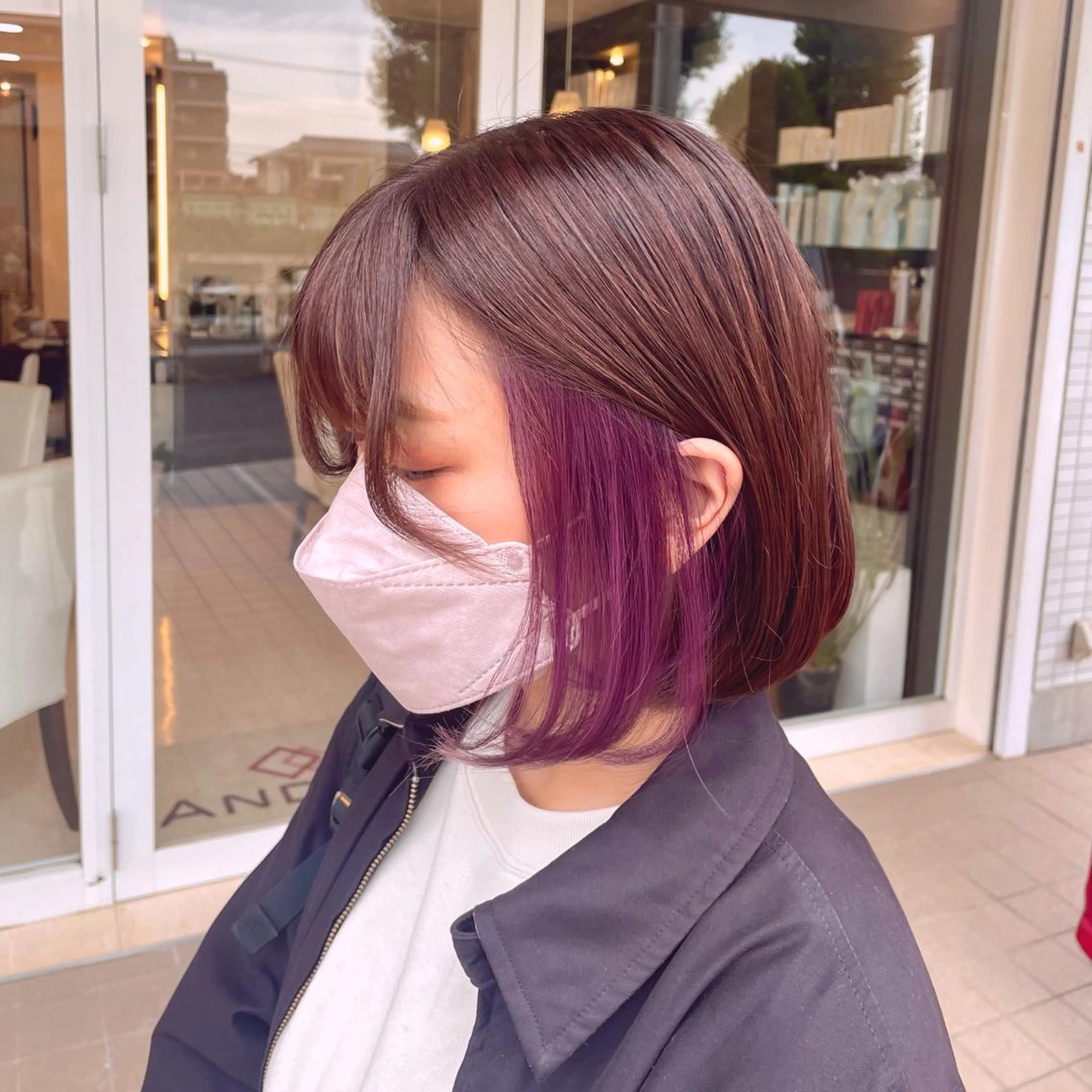 ショート カラー ボブ 🌙似合わせ🐈‍⬛ ケア✨又吉のヘアスタイル