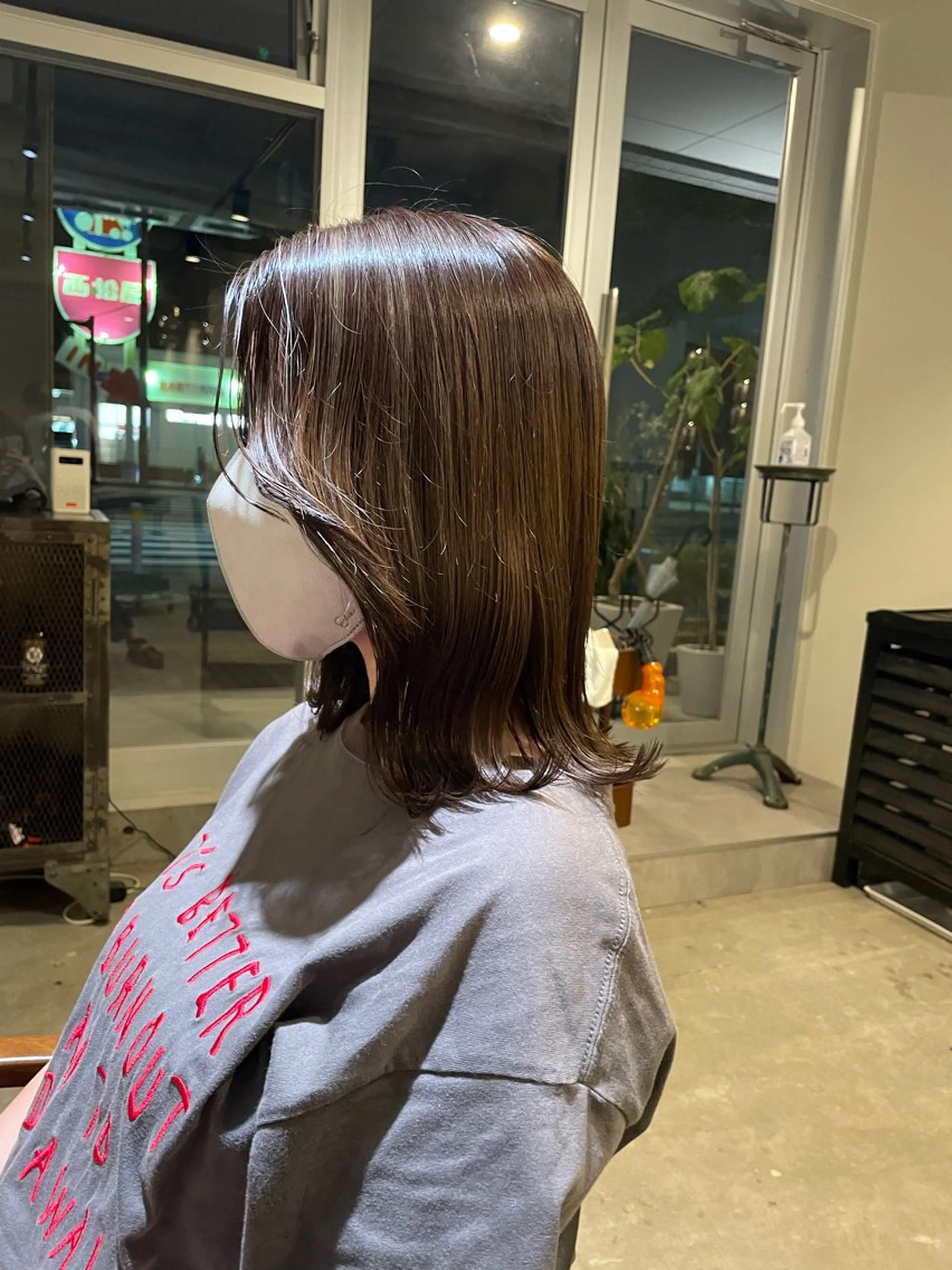 ミディアム Heath 姪浜 ⌇フタバのヘアスタイル