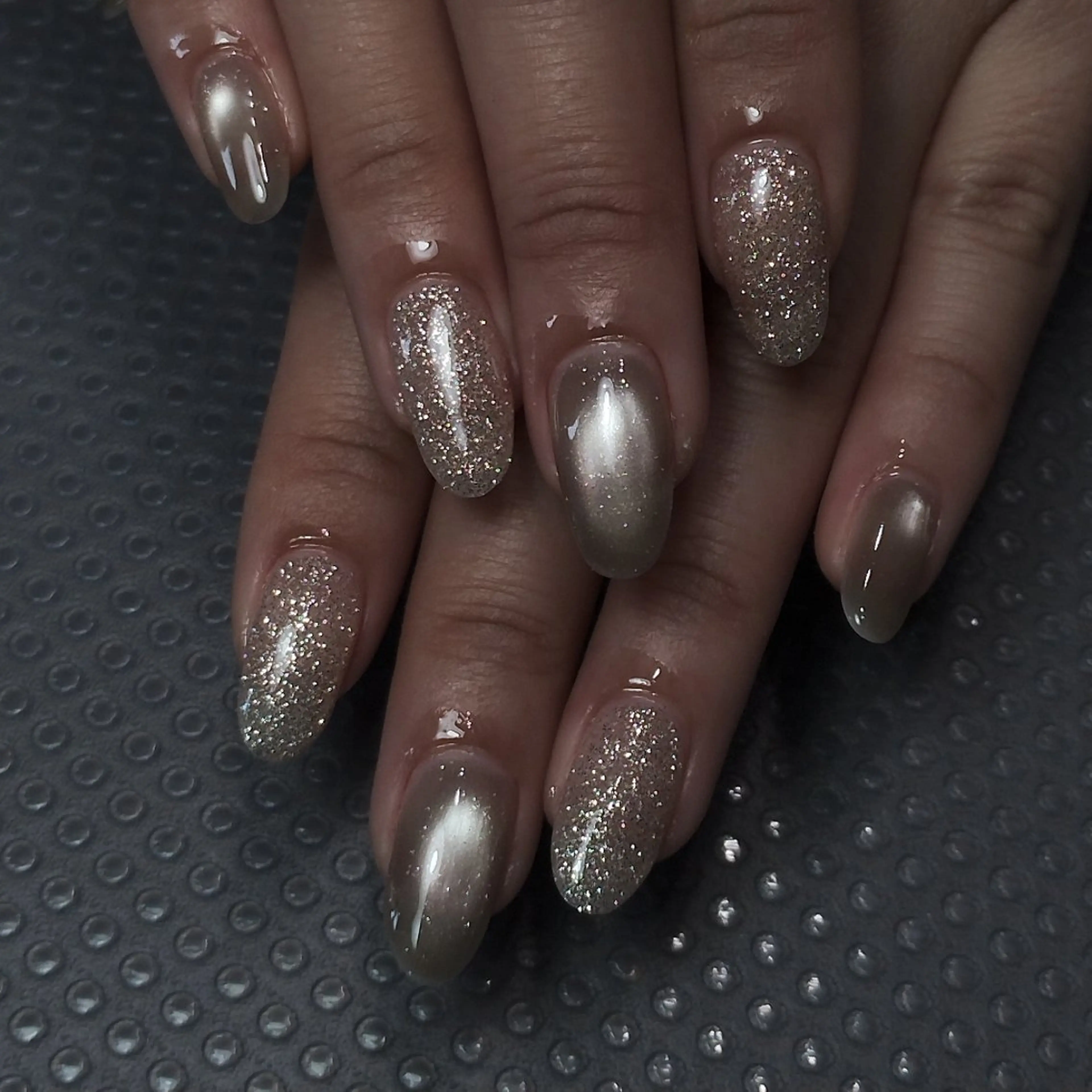 ネイル フラッシュネイル マグネットネイル omika nailのネイルデザイン