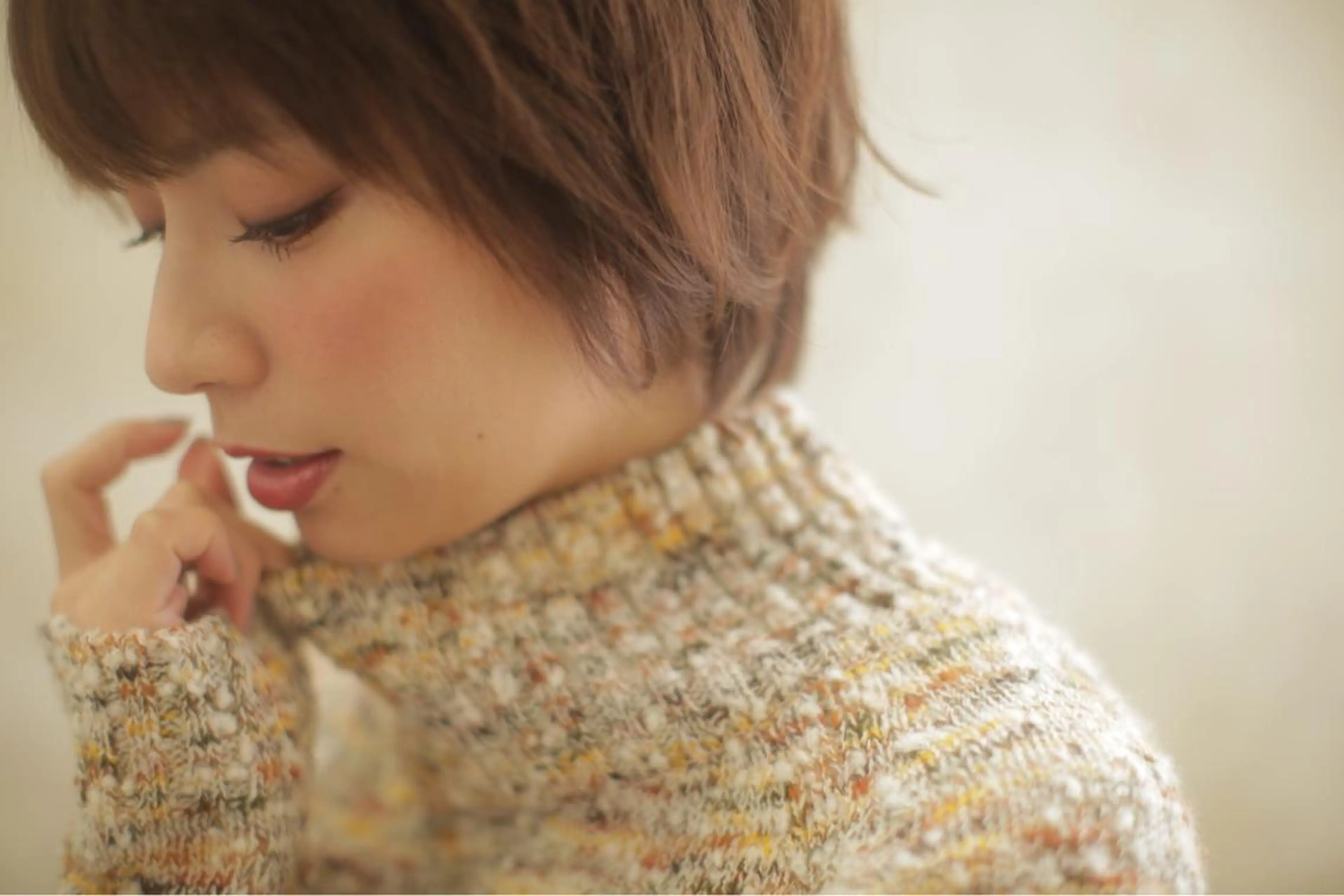 ショート カラー パーマ エイト ウメダのヘアスタイル