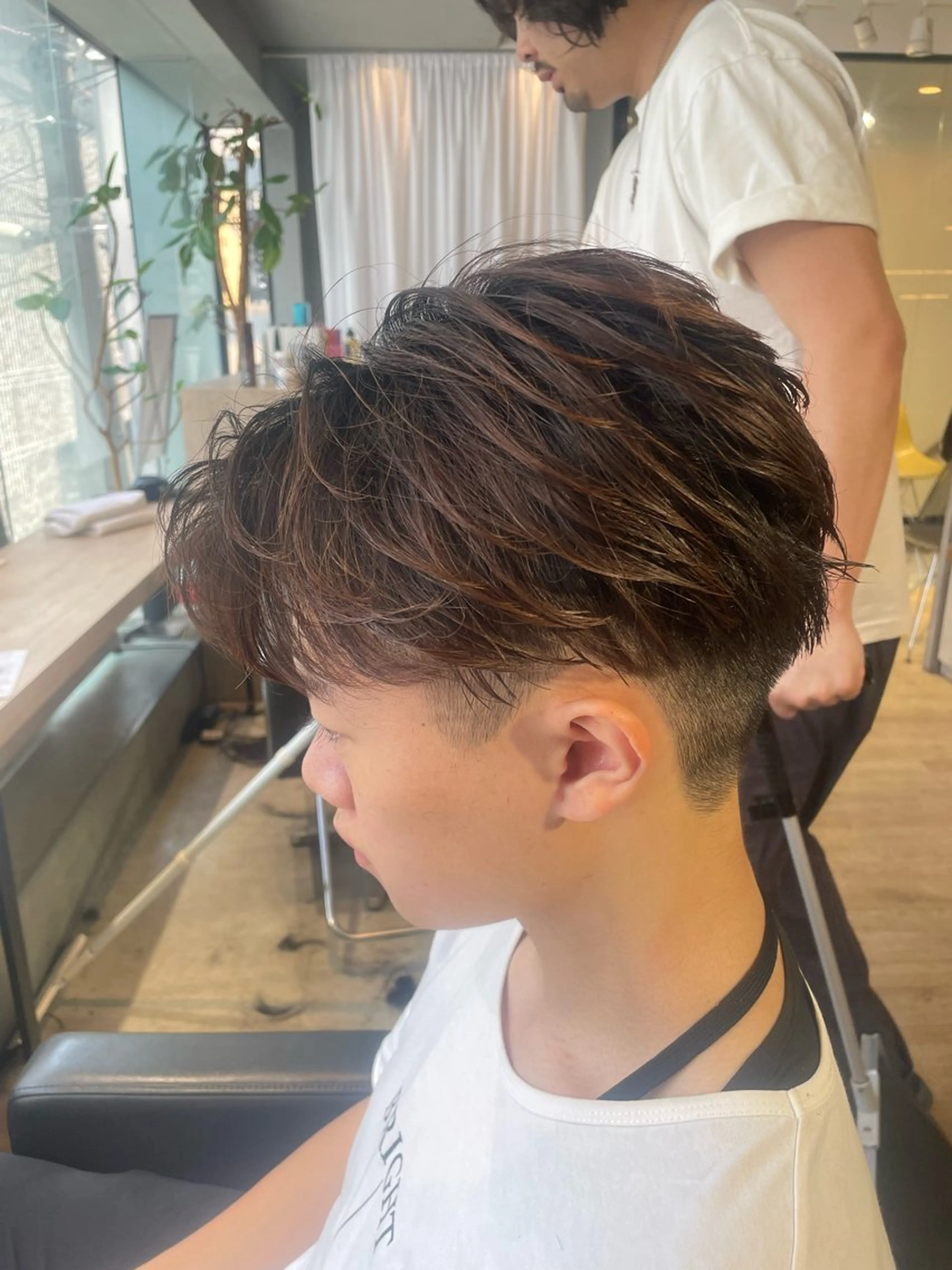 ショート メンズパーマ梅田 ・川副史晶のヘアスタイル