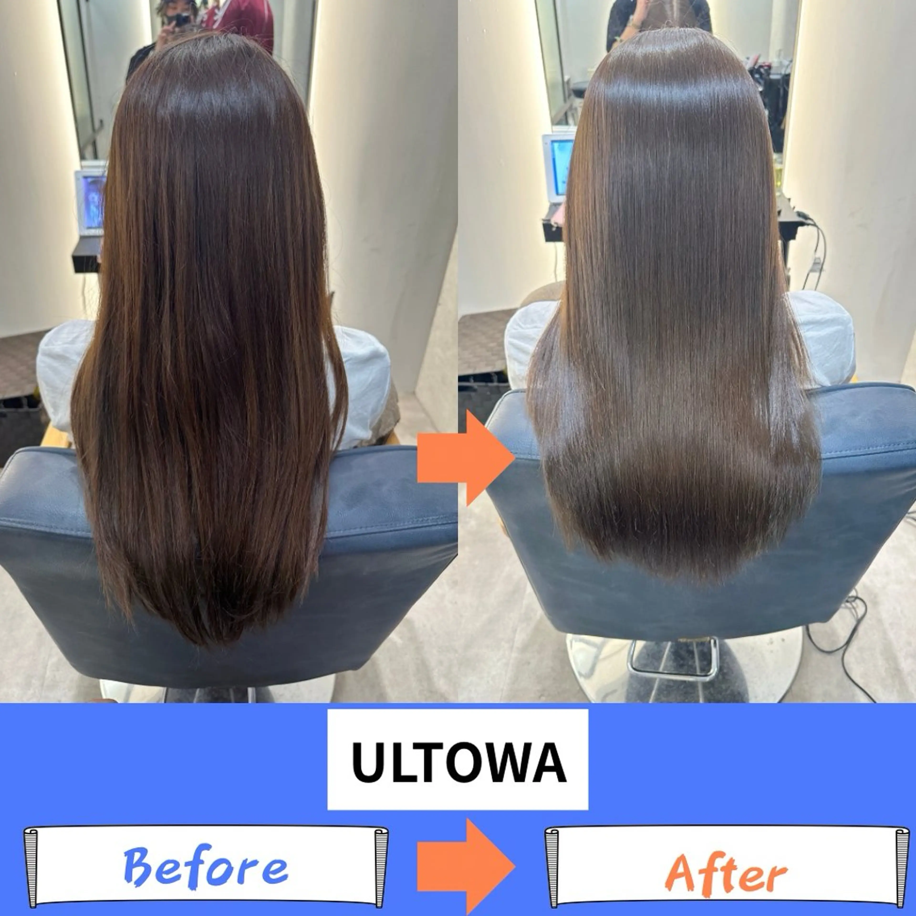 ロング 髪質改善 トリートメント カット ヘアカラー 💎ReFaで作る 髪質改善💎のヘアスタイル