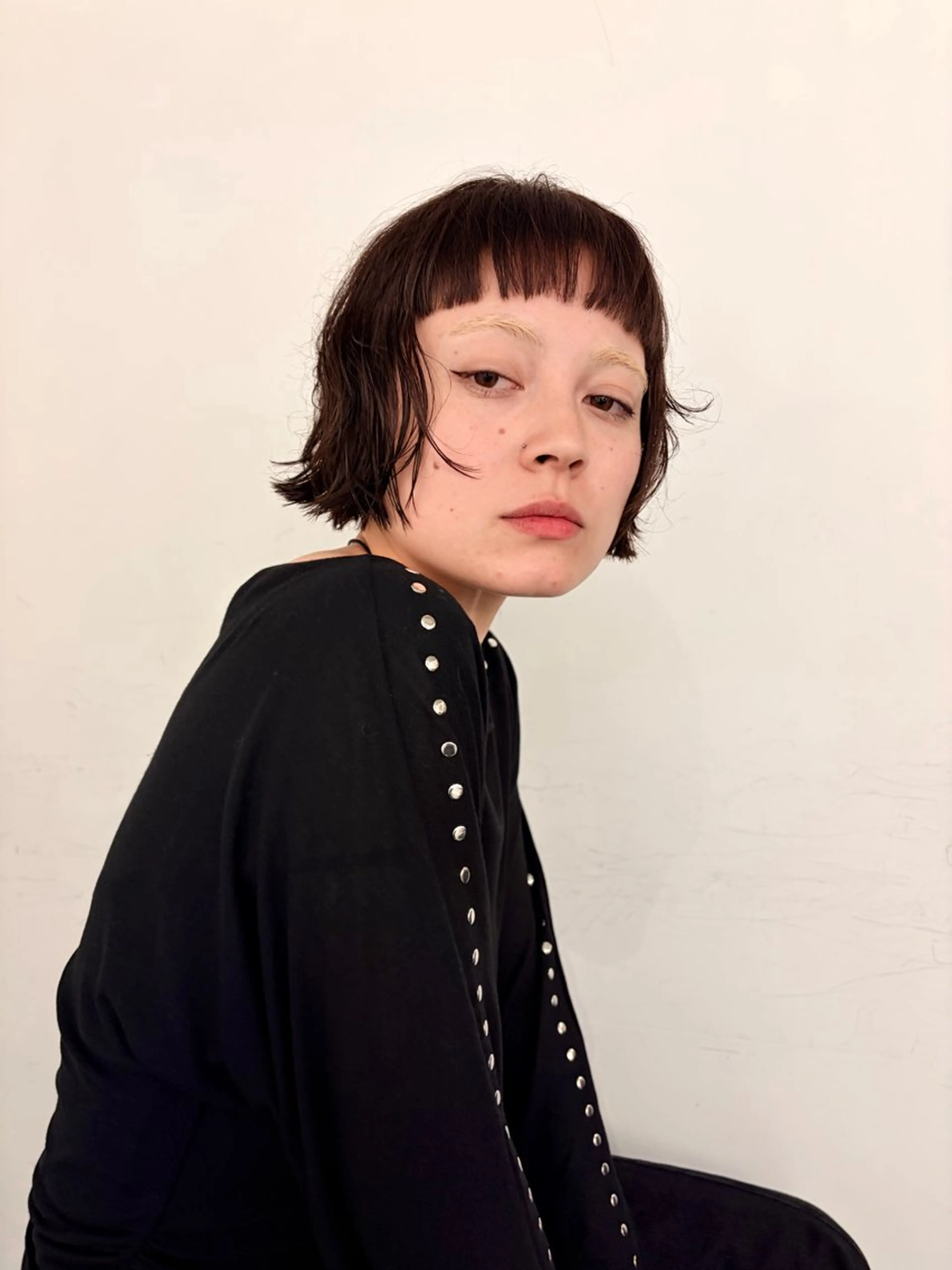 ショート ボブ オン眉 高円寺 utuwa🌟まなみのヘアスタイル