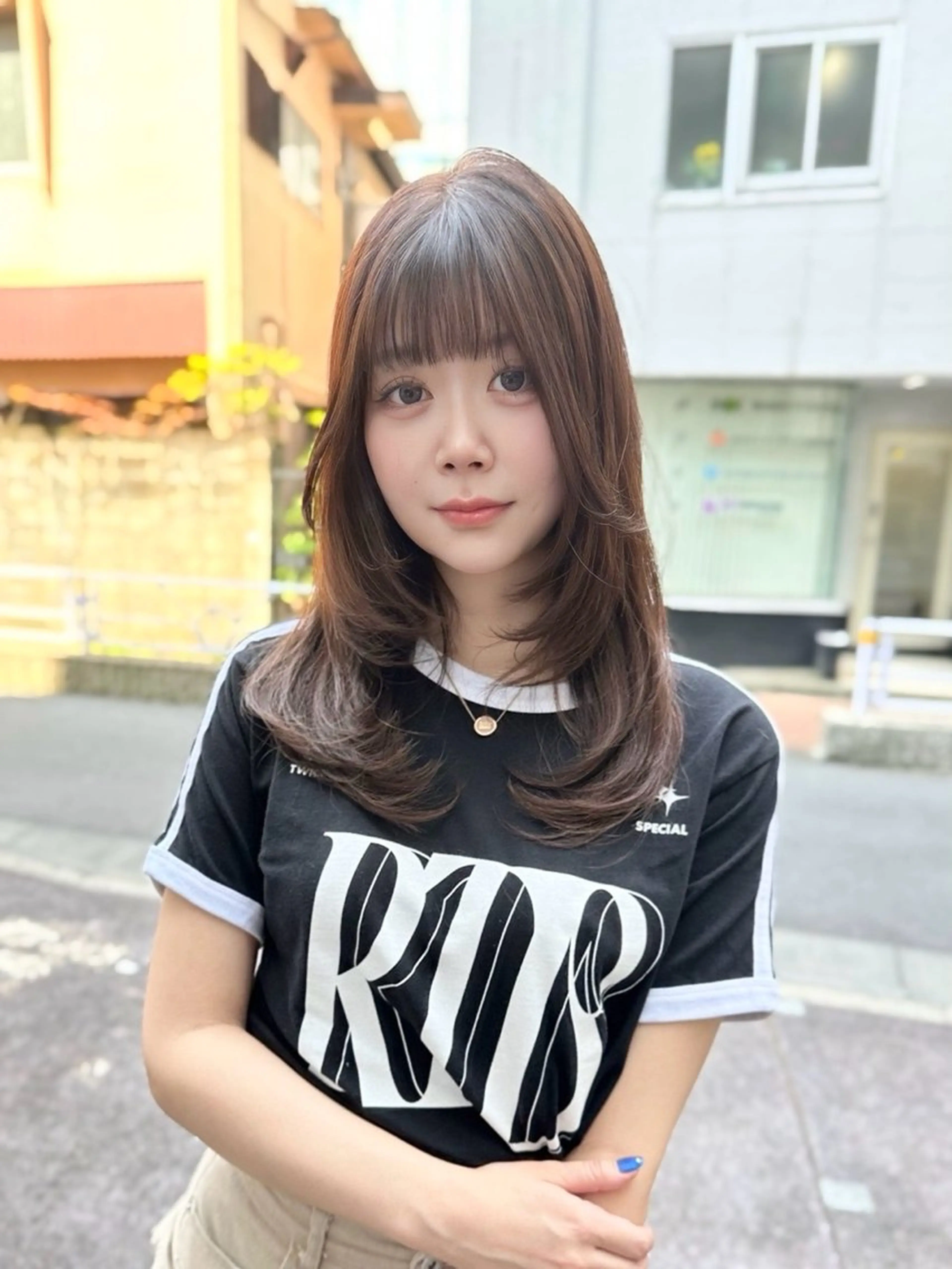 ロング カラー 韓国ヘア 店長NEGIのヘアスタイル