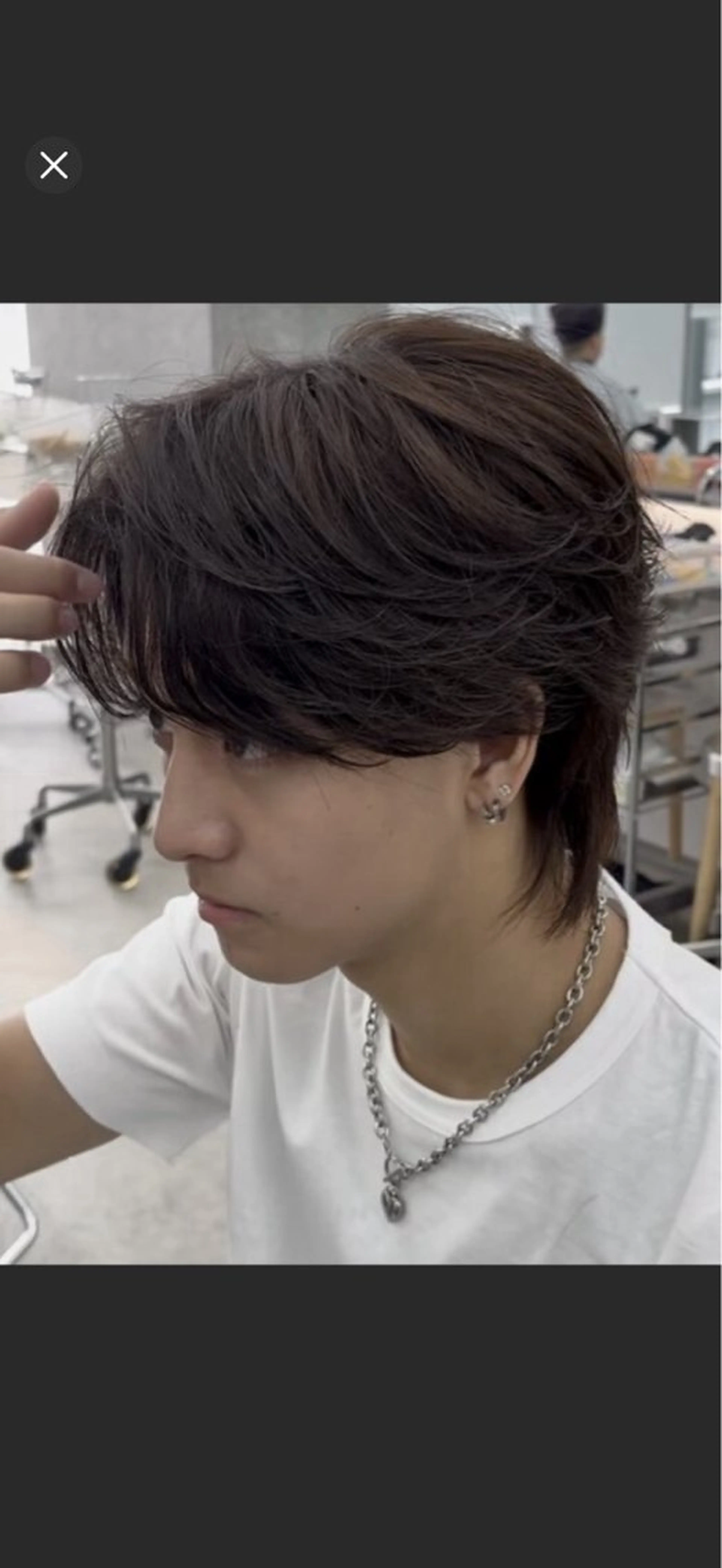 パーマ メンズ カット パーマ メンズ/シャドウ/ 波巻き/kyogoのヘアスタイル