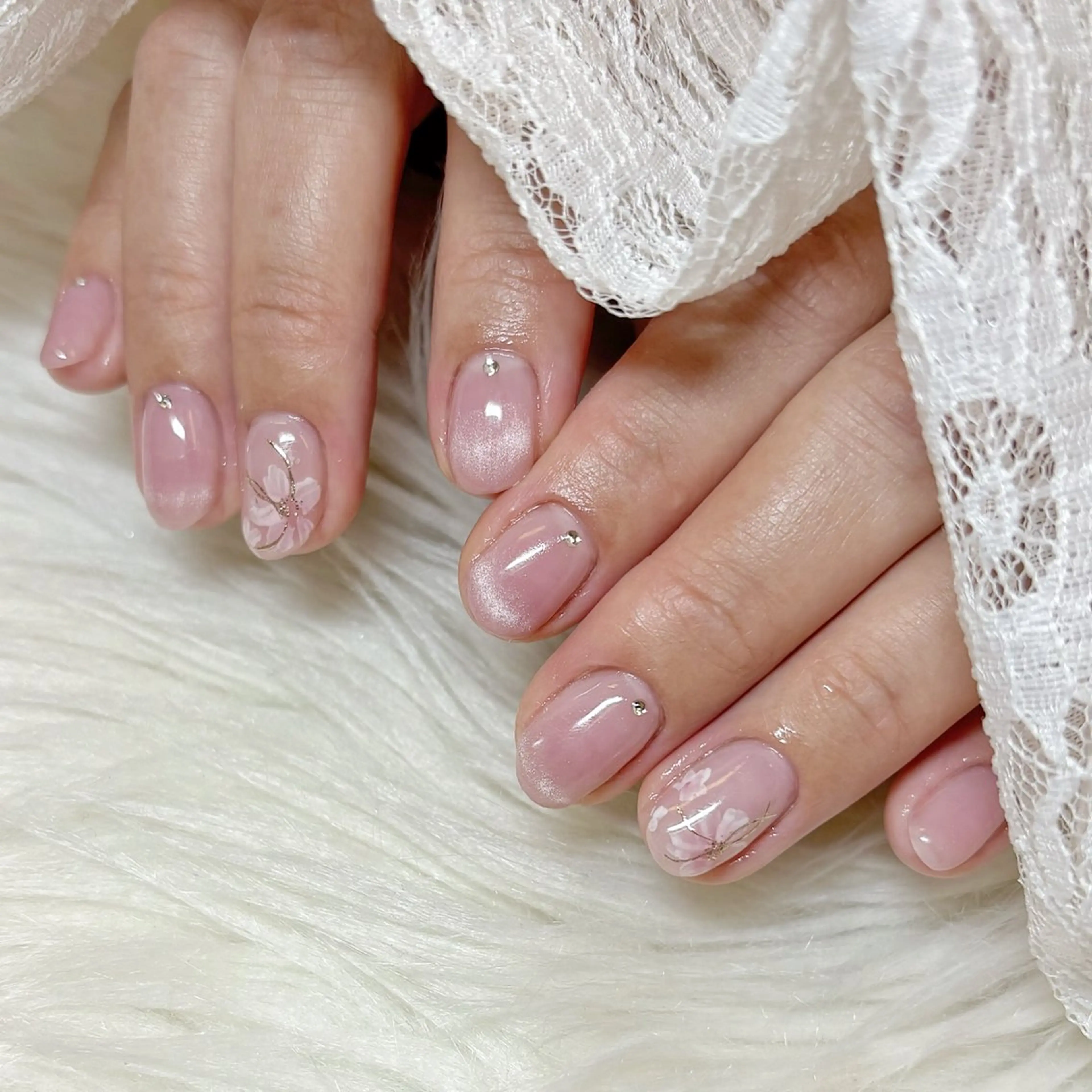 ネイル ショートネイル kome＊design所属・舞 上山のネイルデザイン