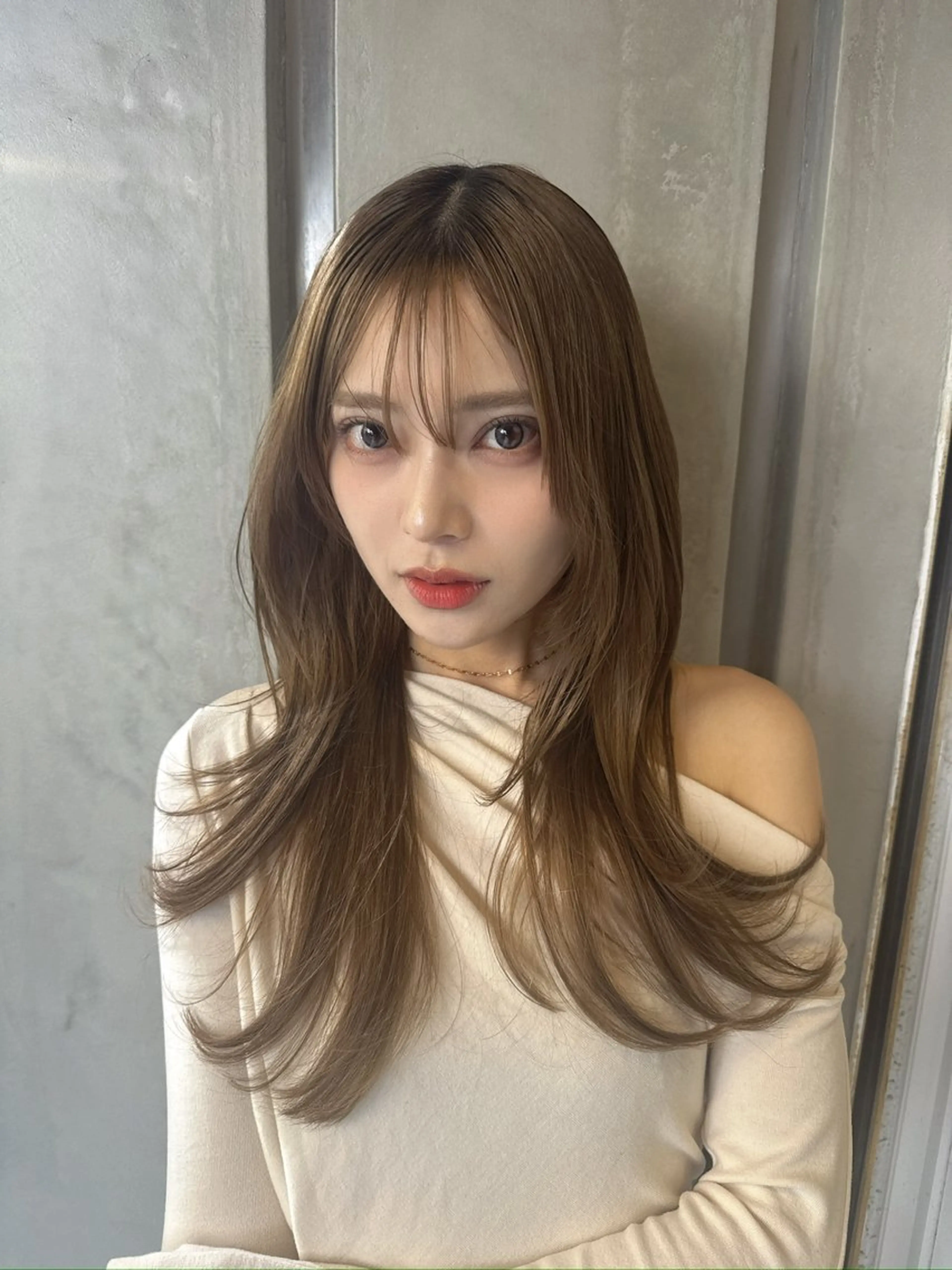 ロング カラー ベージュカラー ブリーチ 透明感カラー ブリーチなしカラー レイヤーカット カット ヘアカラー トリートメント 💎透明感カラー特化 💎TAISEIのヘアスタイル