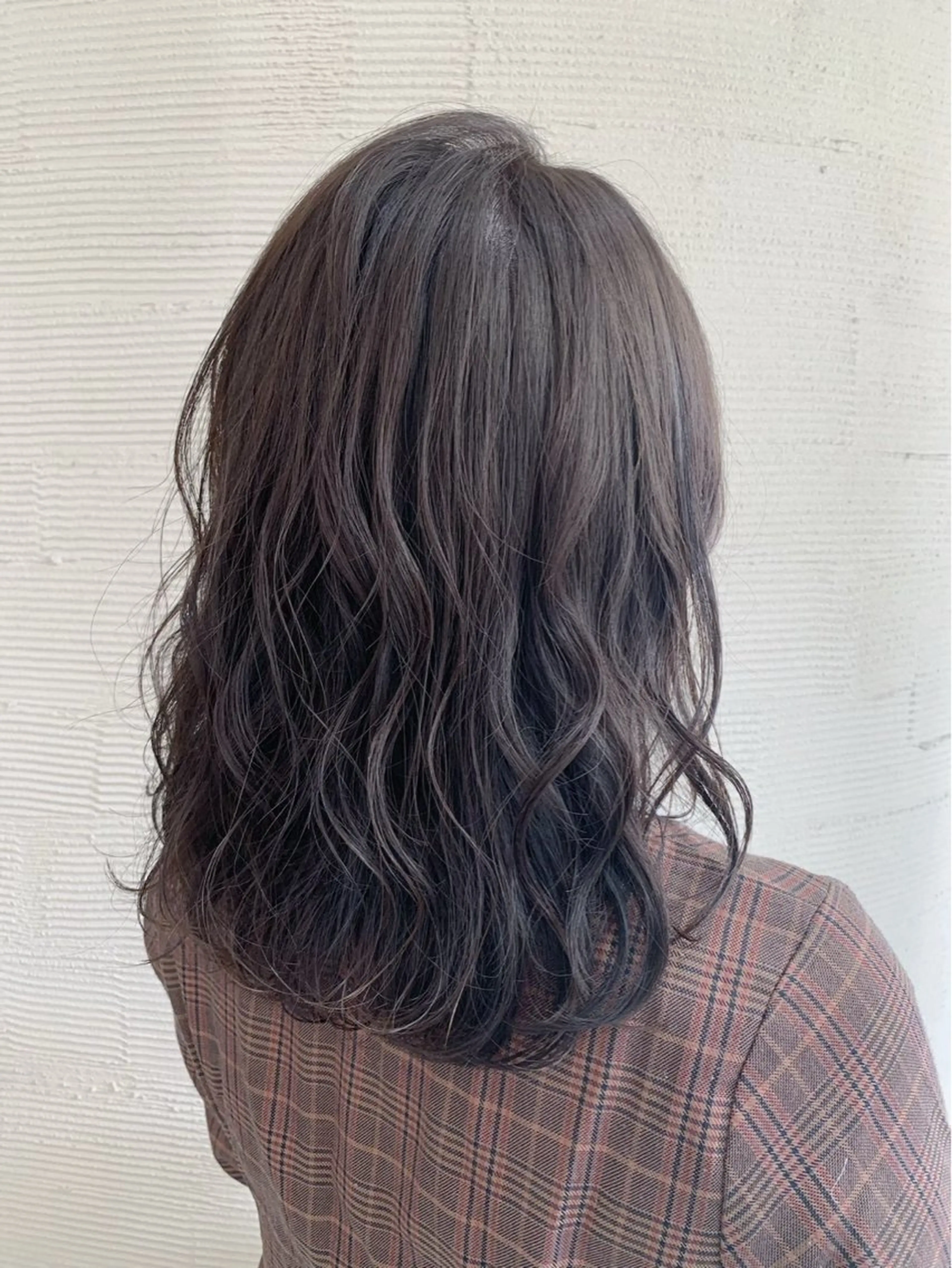 セミロング くびれヘア 髪質改善 韓国風ヘア レイヤーカット 似合わせカット ヘアカラー 岡山駅/髪質改善 透明感カラー🐼のヘアスタイル