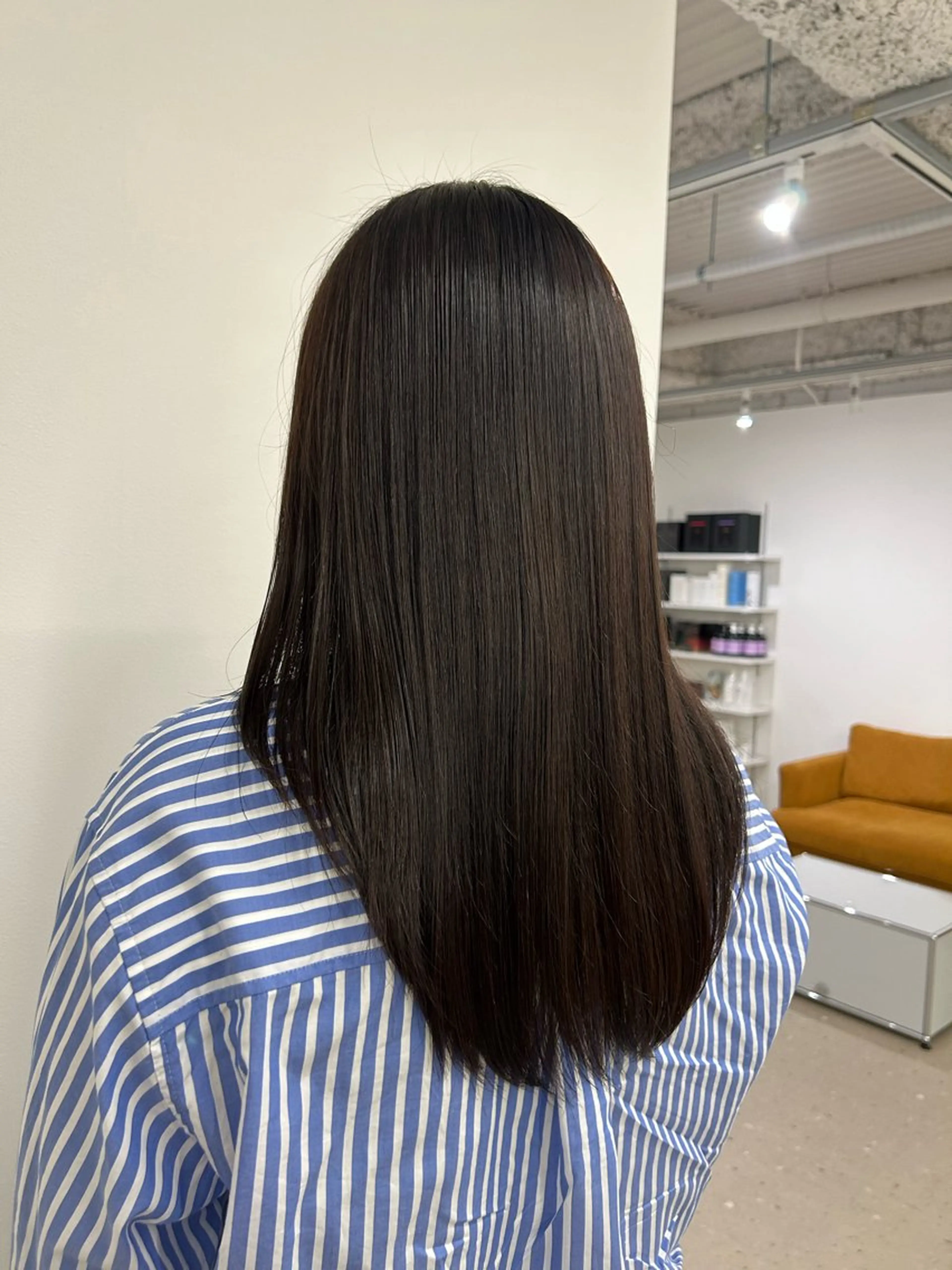 ロング 髪質改善 縮毛矯正 小西 瑞穂のヘアスタイル