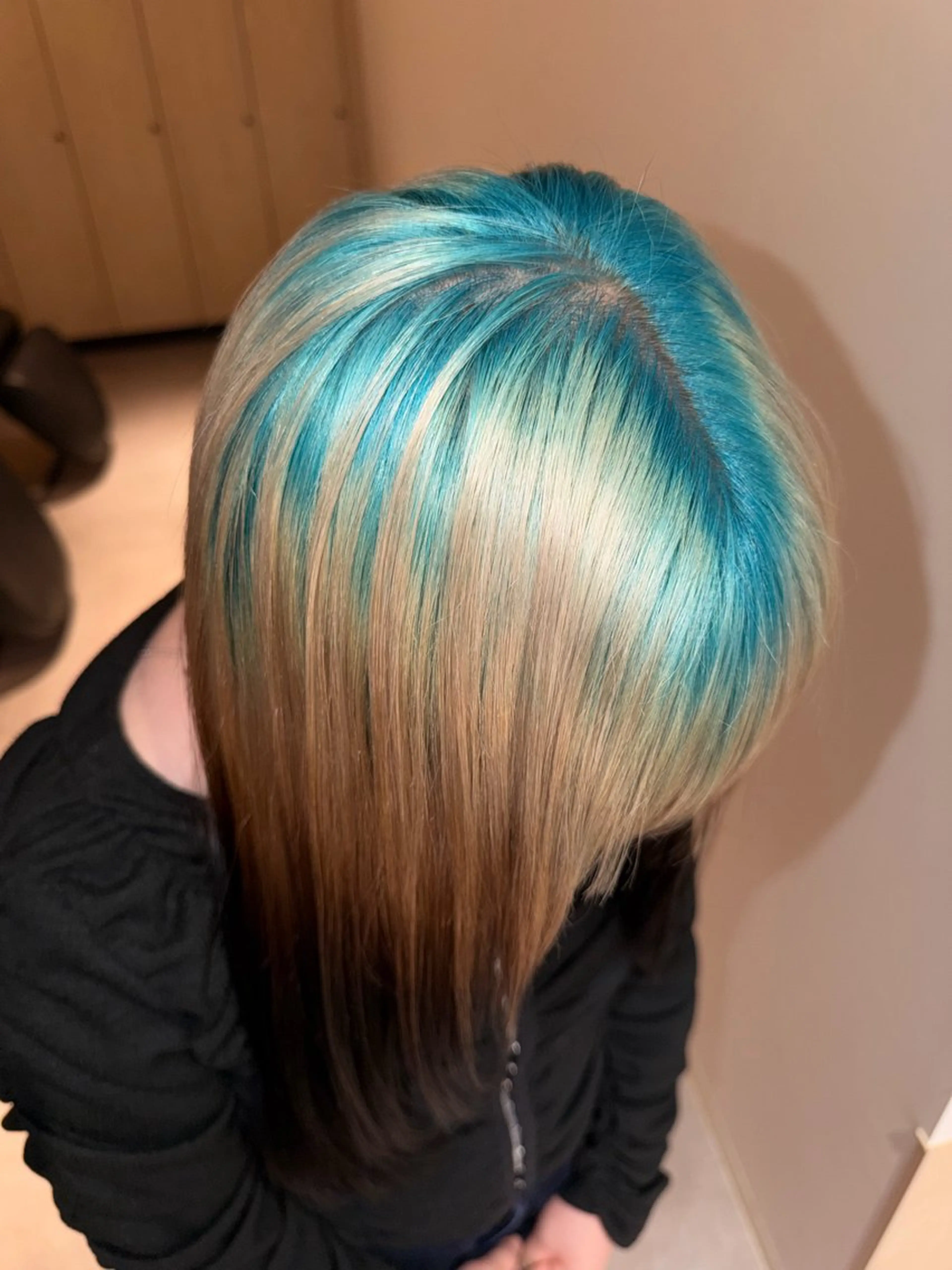 ミディアム カラー ヘアカラー 岡山ハイトーン・ ルーツカラー/こもものヘアスタイル