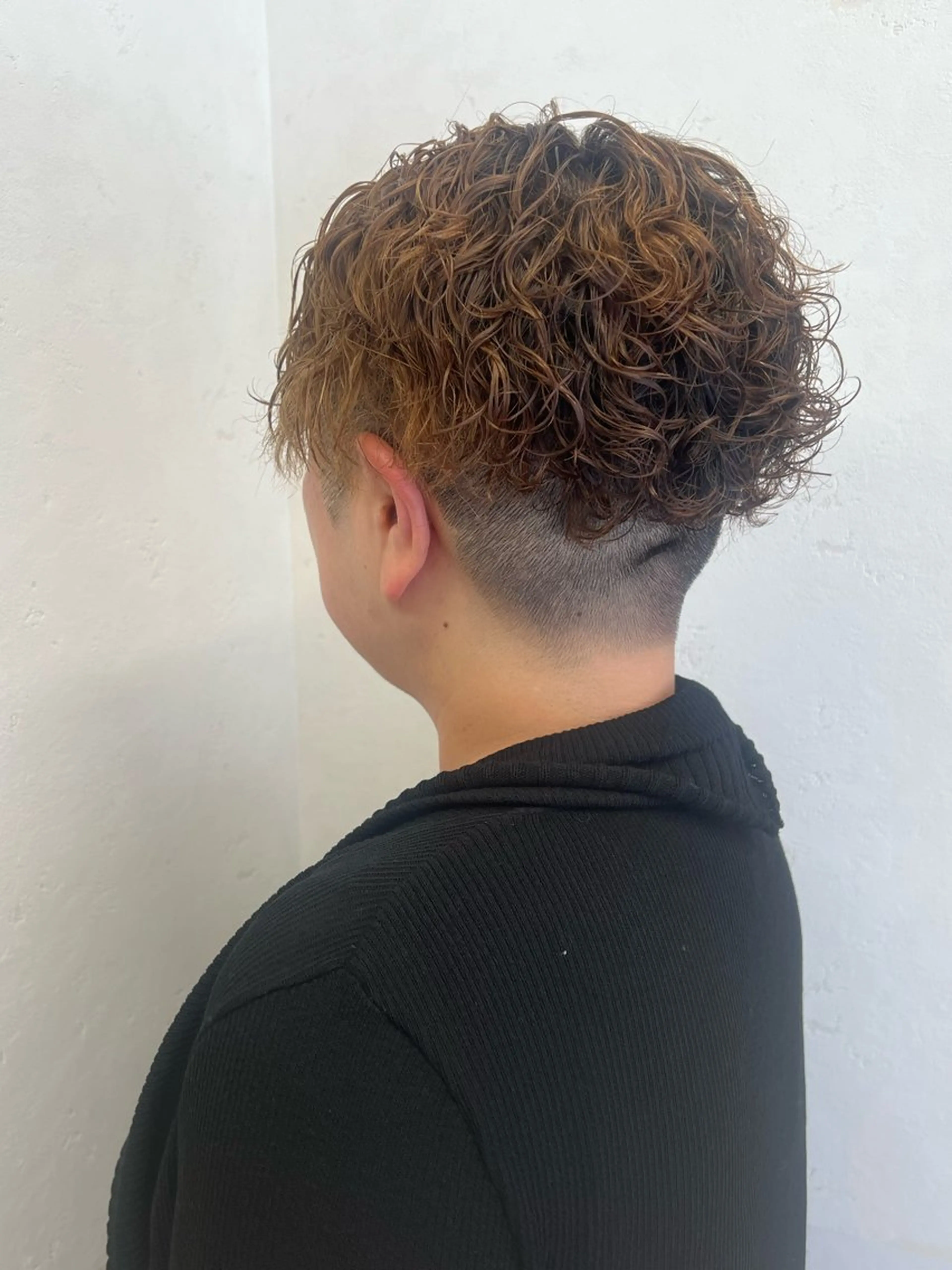 ショート パーマ カット パーマ ボブ/透明感カラー /さちかのヘアスタイル