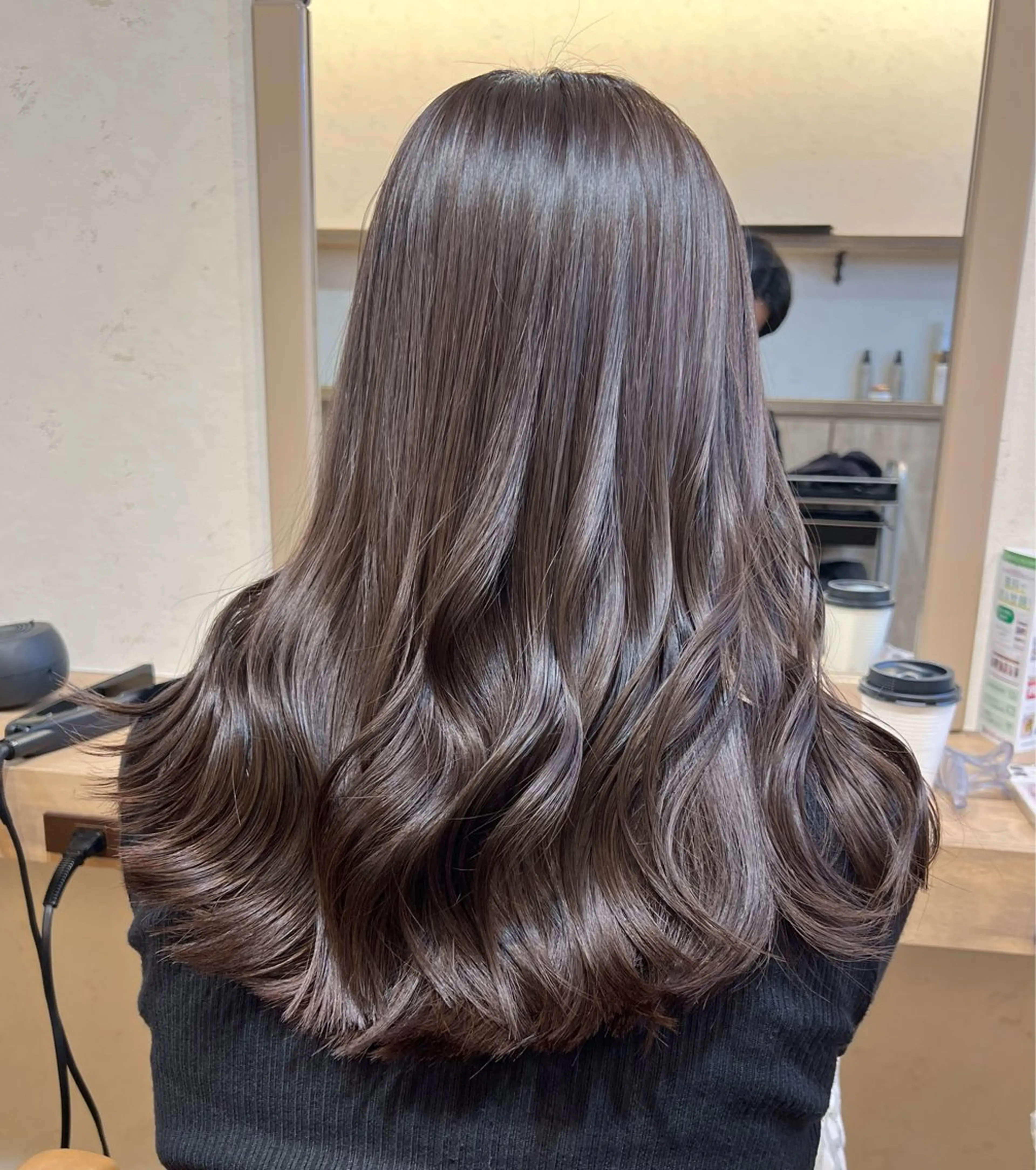 🌈透明感カラー➕TOKIOトリートメント❣️¥9,000イルミナカラー/透明感カラー/暖色/初カラーの写真