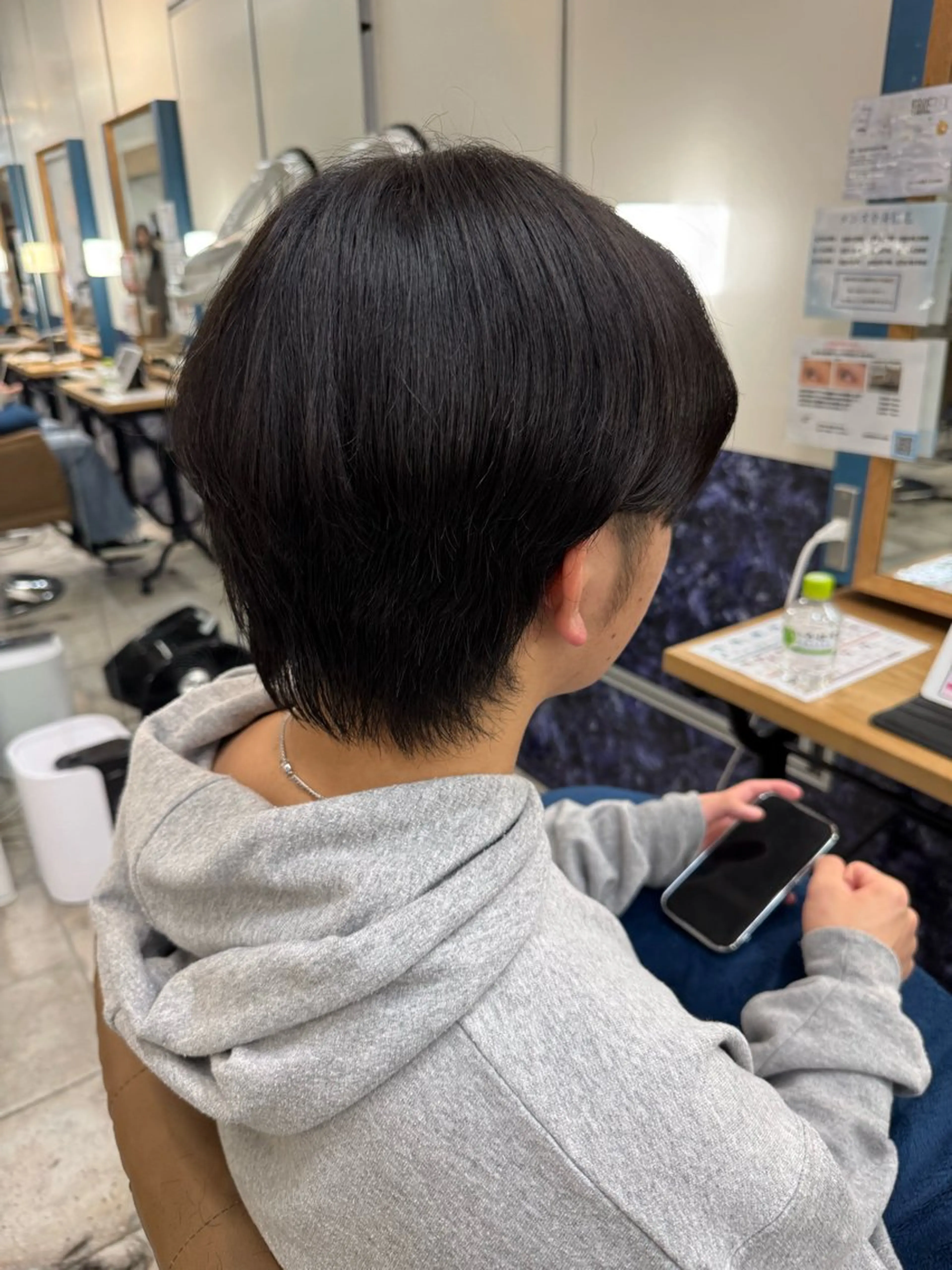 パーマ メンズ メンズパーマ メンズウルフカット ウルフカット ストレートパーマ カット 🍒透明感カラー/ 艶カラー/さくら🍒のヘアスタイル