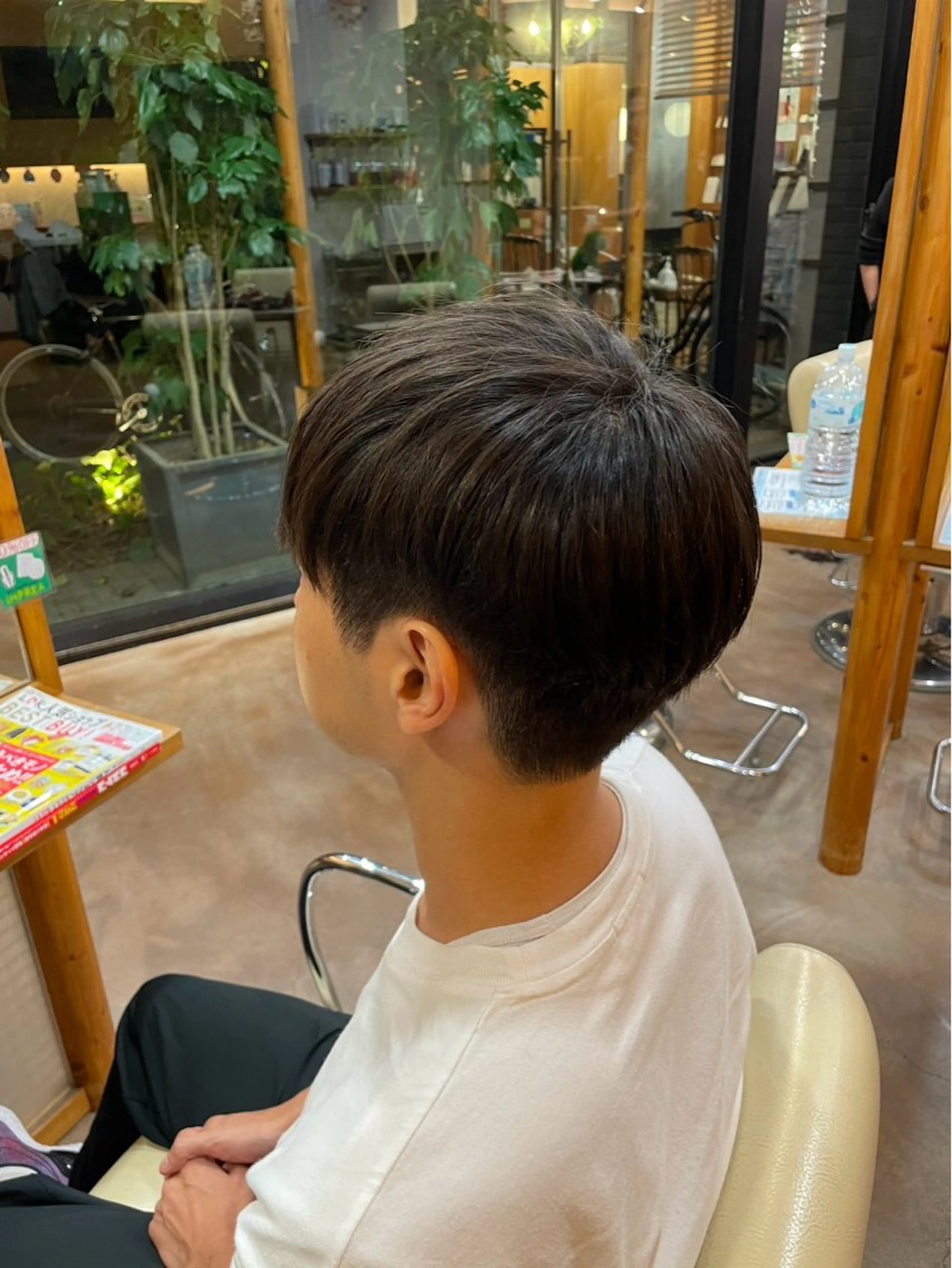 メンズ シミズ チハルのヘアスタイル