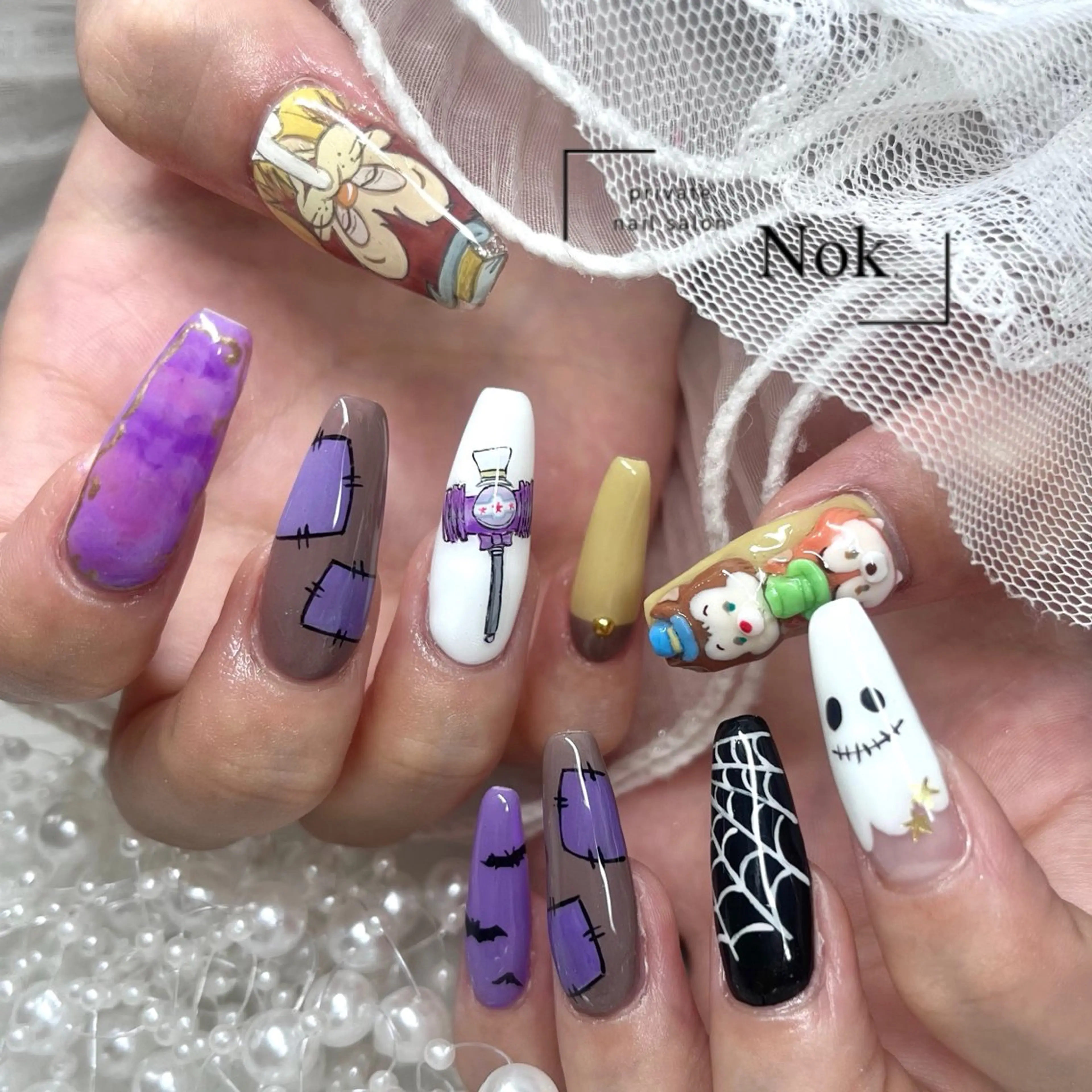 ネイル ハンドネイル 池袋痛ネイル Nok. 渡辺のネイルデザイン