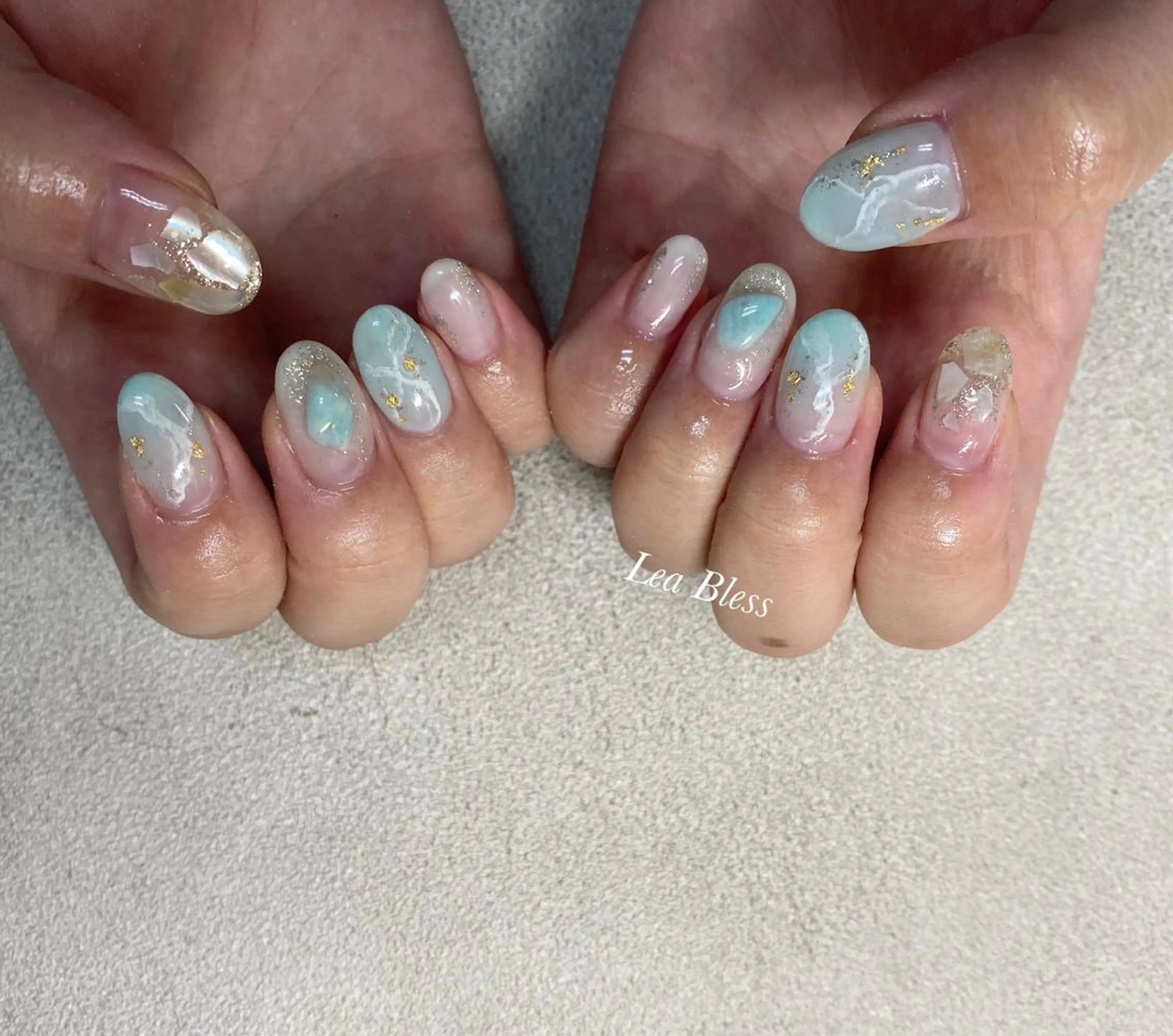 ネイル ハンドネイル Lea Bless 河原町のネイルデザイン