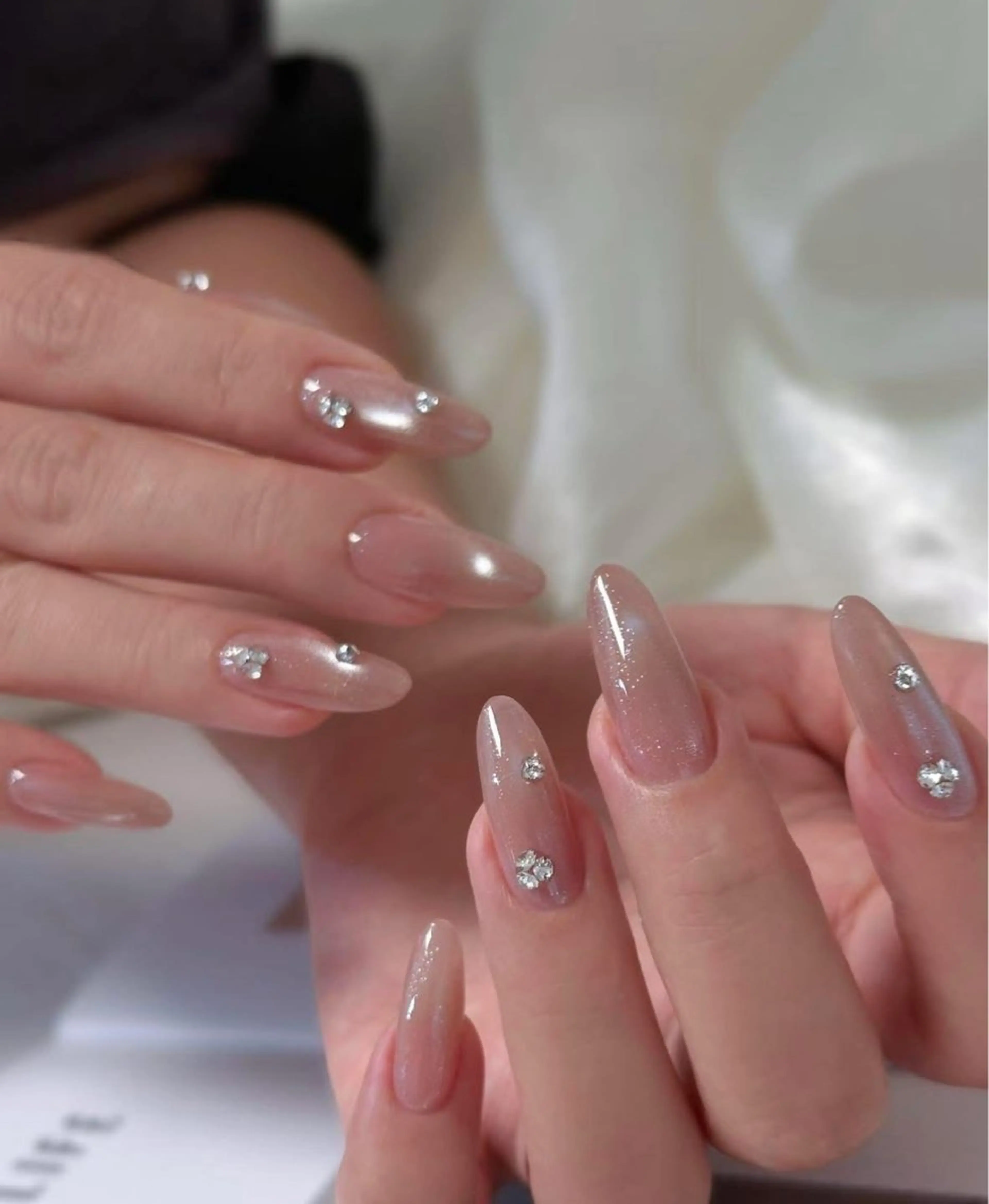 ネイル 長さ出し フットネイル ジェルネイル 韓国ネイル マグネットネイル ハンドネイル YMT NailStudioのネイルデザイン