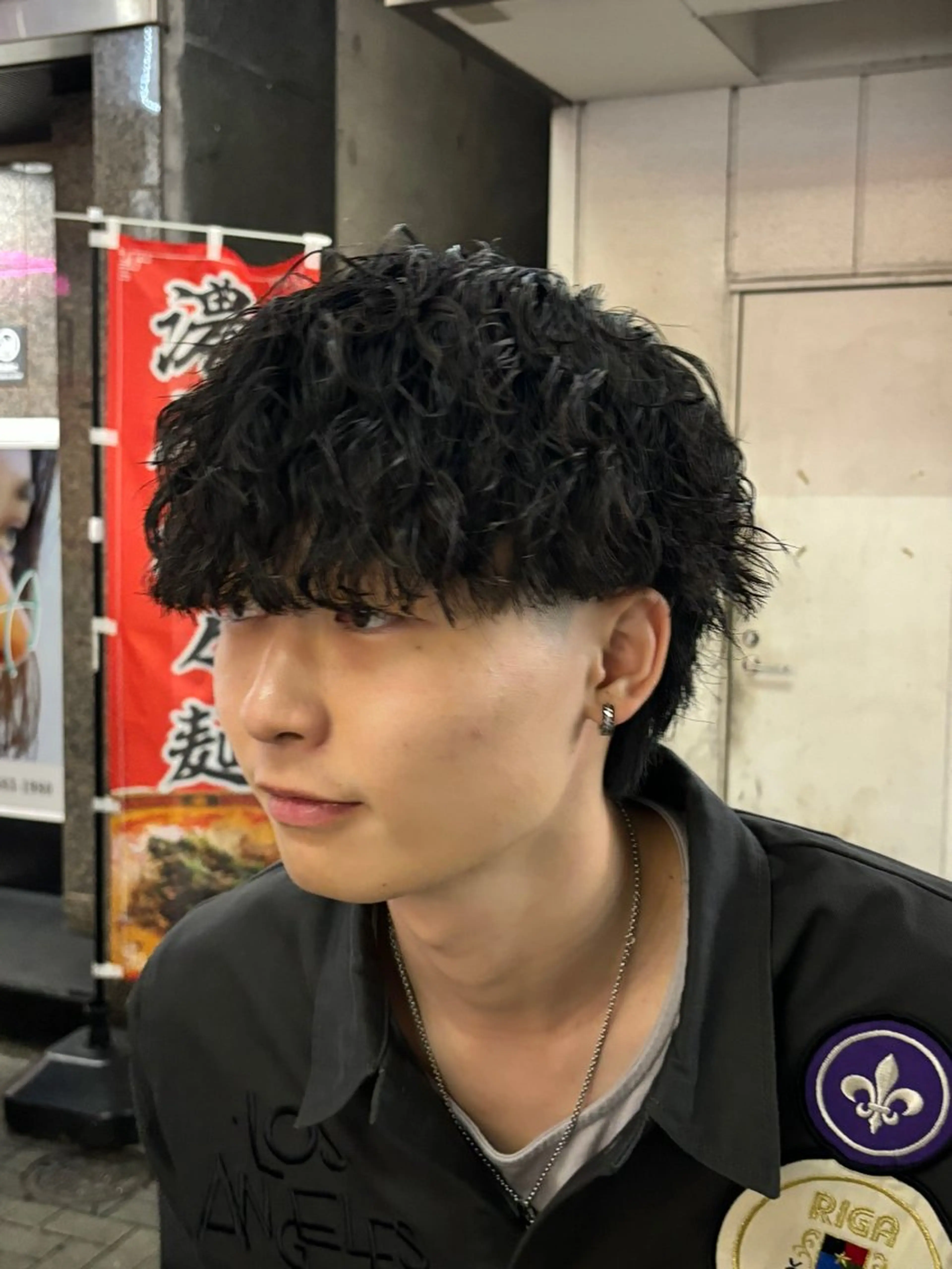 ショート パーマ メンズ カット パーマ トリートメント パーマ職人DAIKI ツイスパ/波巻きのヘアスタイル