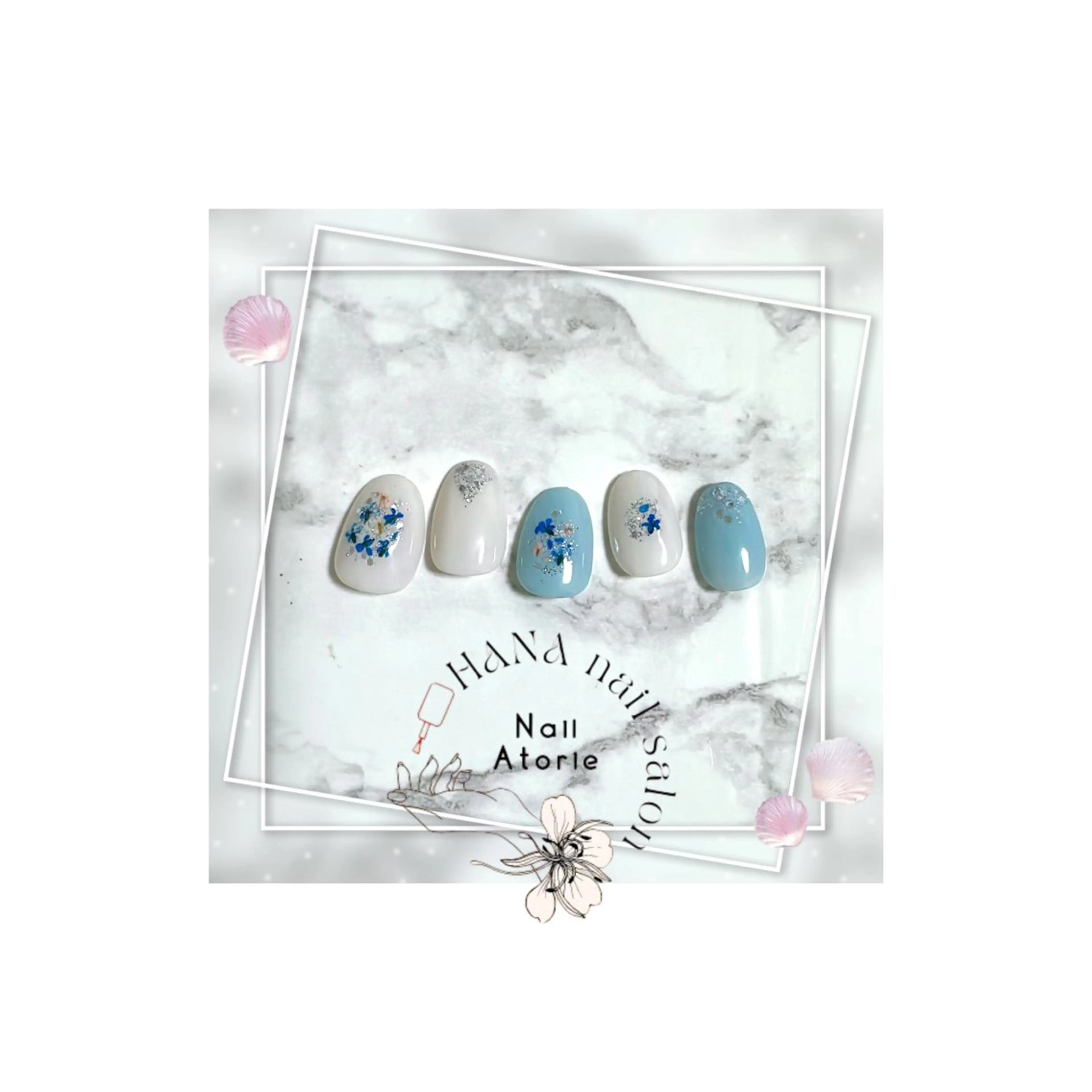 ネイル シンプルネイル ハンドネイル HaNA 　nail salonのネイルデザイン