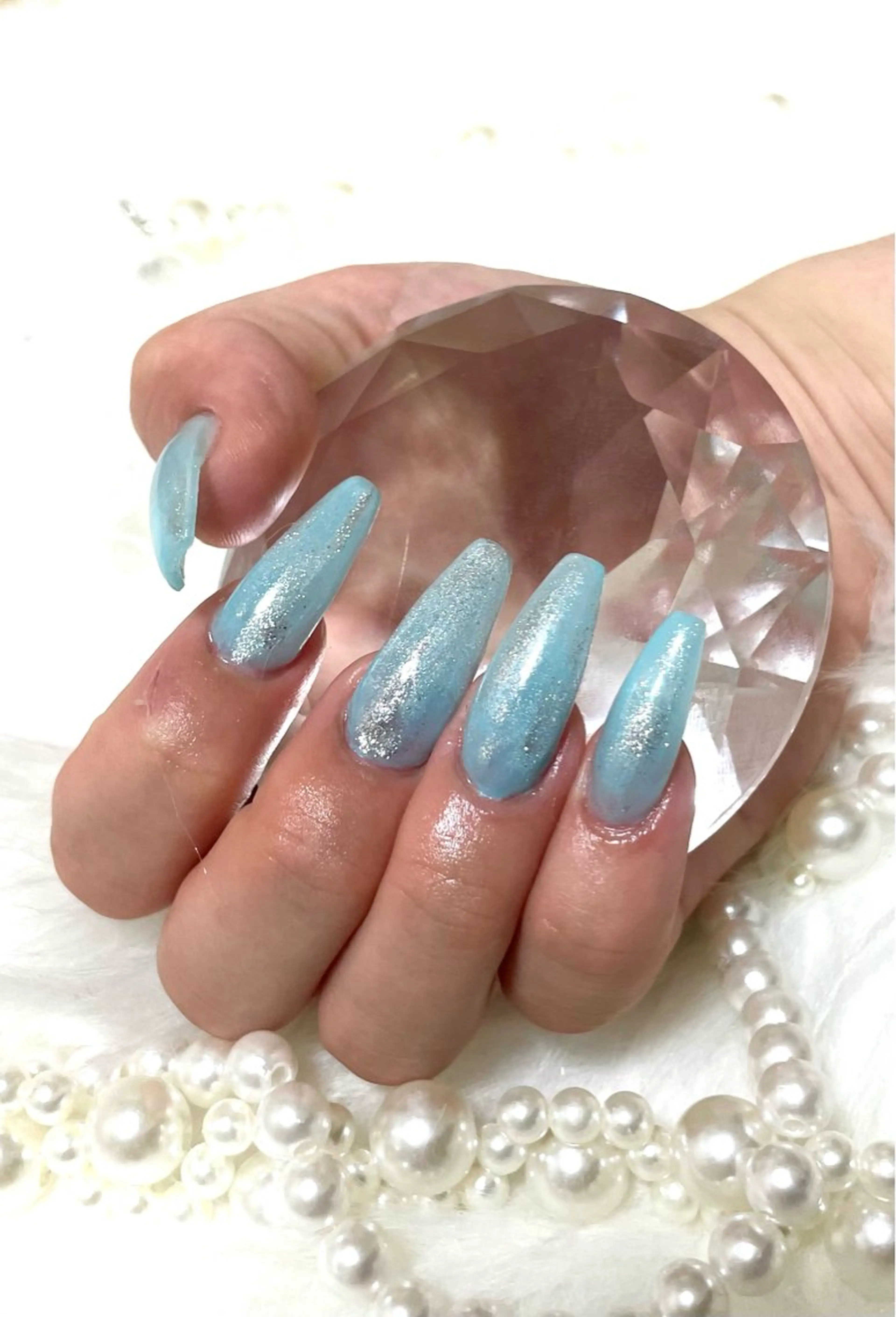 【ハンド】✨チップ長さ出し 10本✨ニュアンスネイル💅の写真