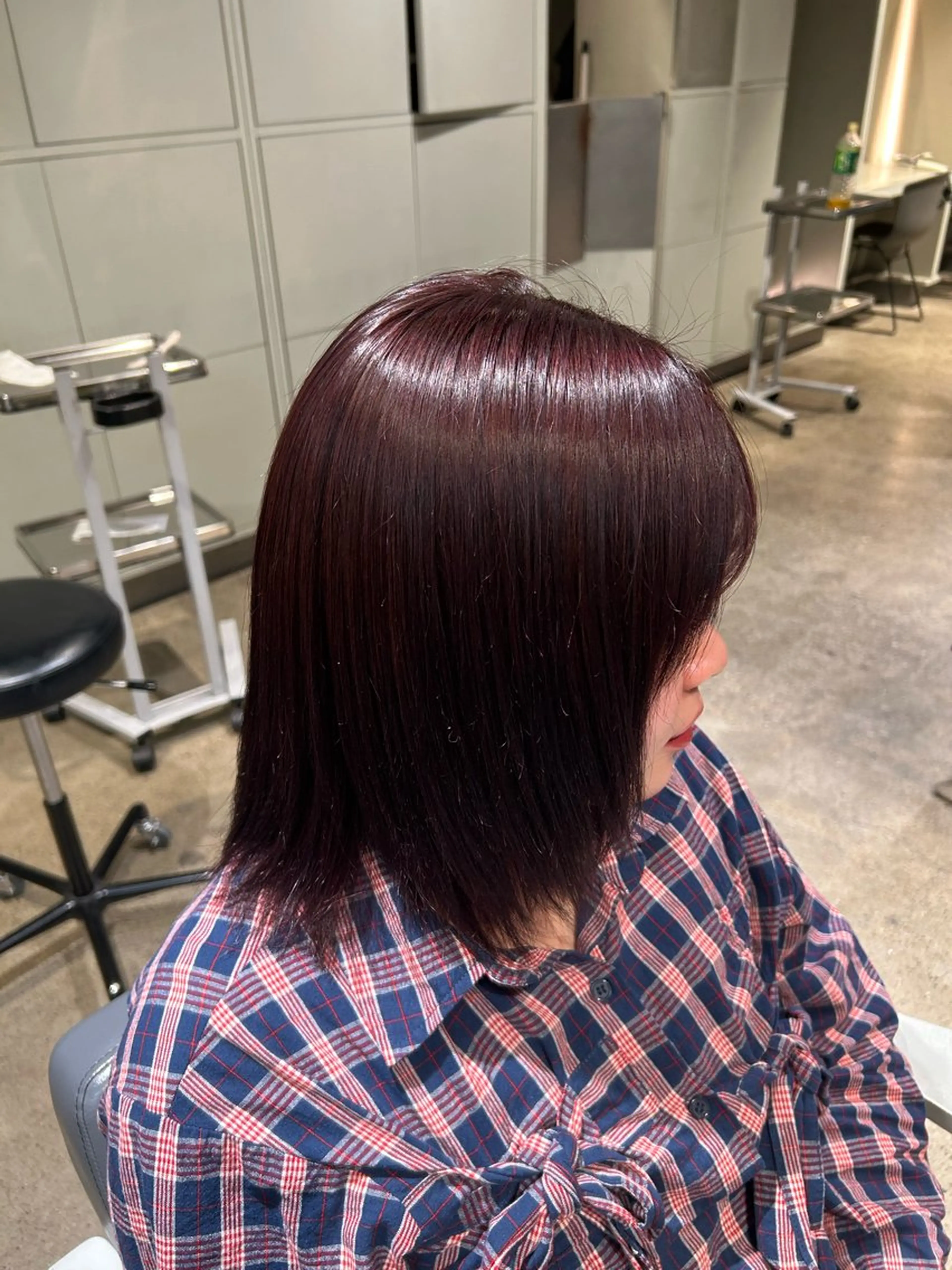 ミディアム カラー カラーモデル 募集🤍🌷yuraのヘアスタイル