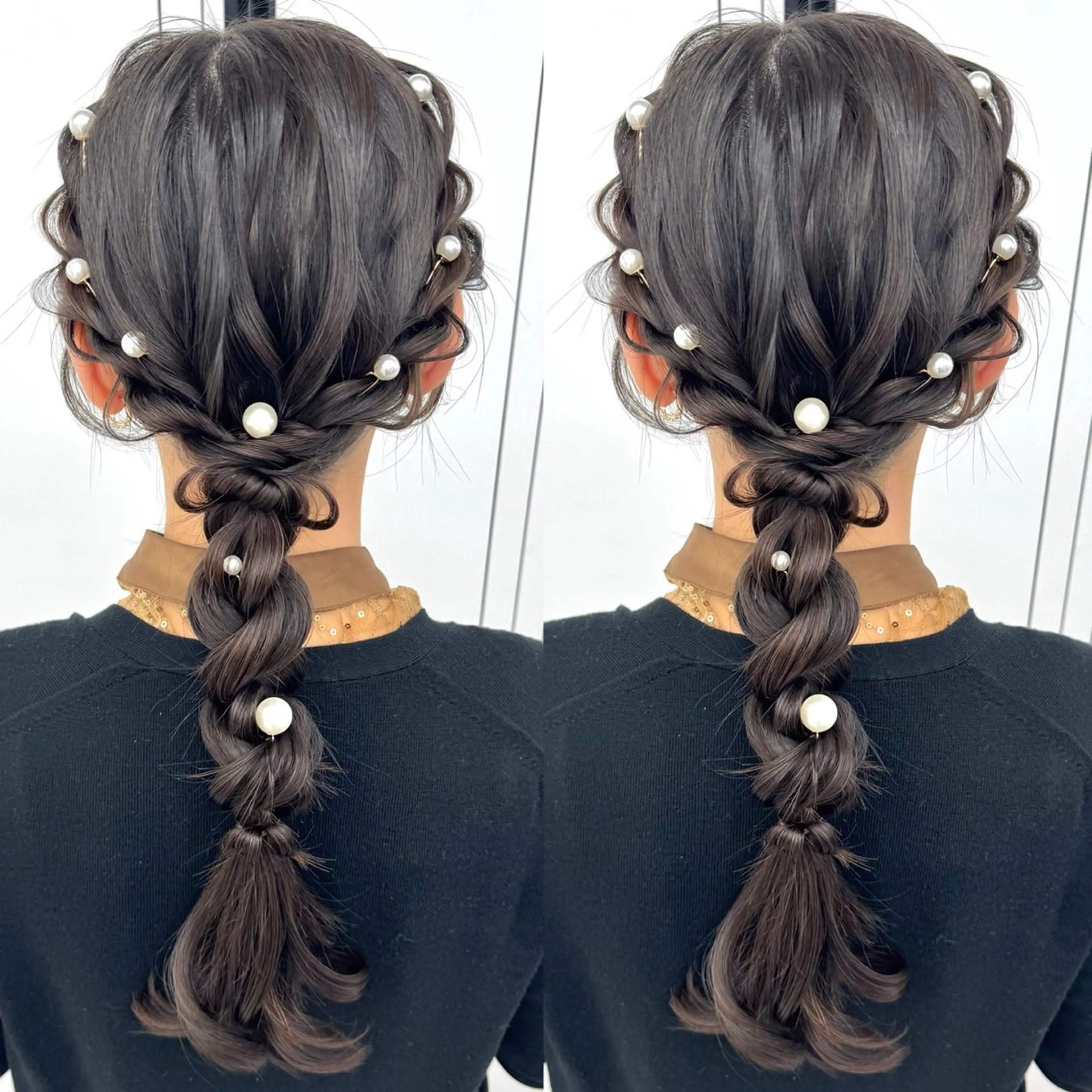 ロング ヘアアレンジ ヘアセット ヘアメ🎀推しカラー 🥣横浜/しほ🧸のヘアスタイル