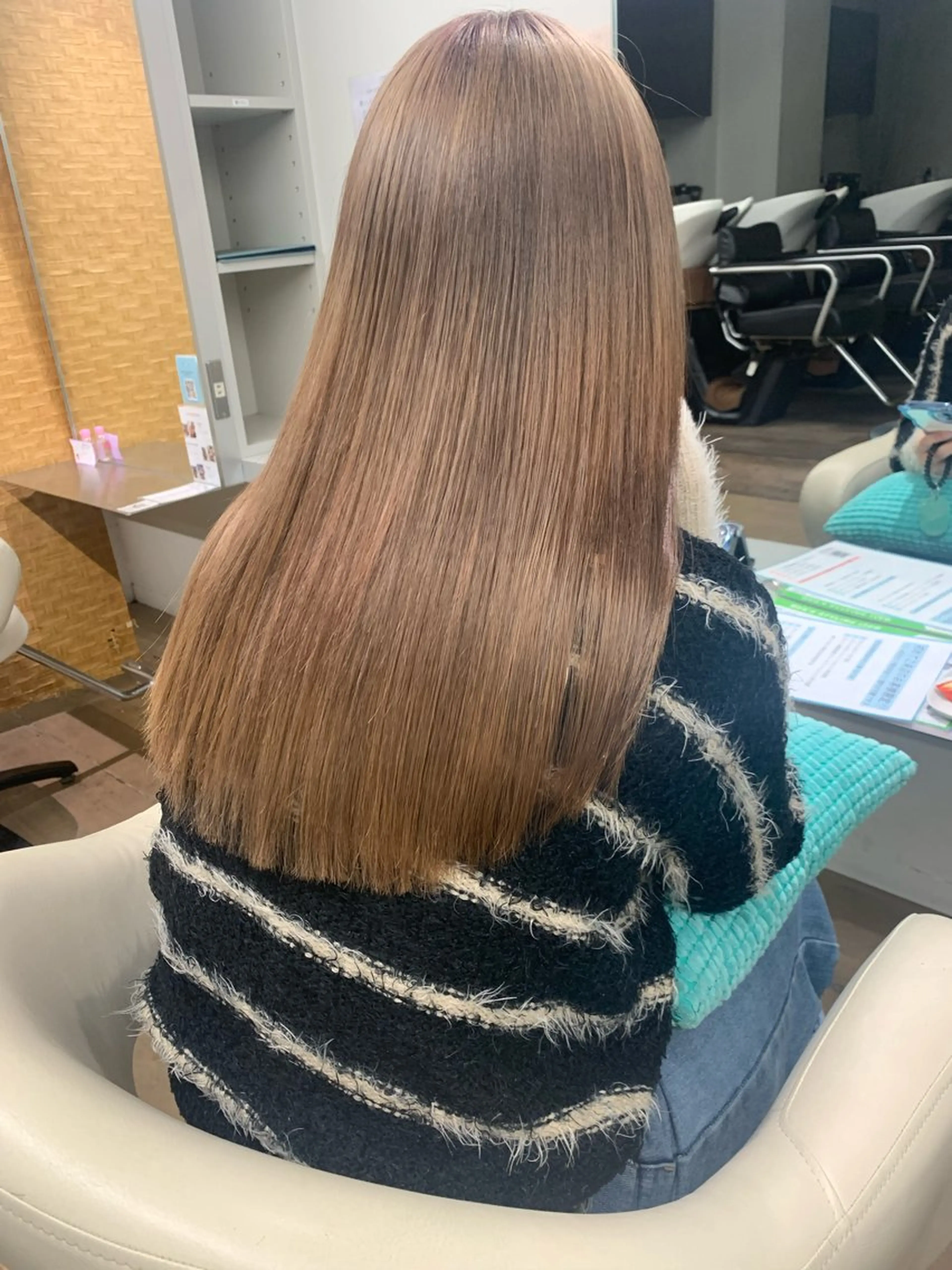 ロング 髪質改善 トリートメント 髪質改善ストレート/レイヤーカット/Lee  Horie所属・髪質改善/縮毛矯正 心斎橋/池本有宏のヘアスタイル