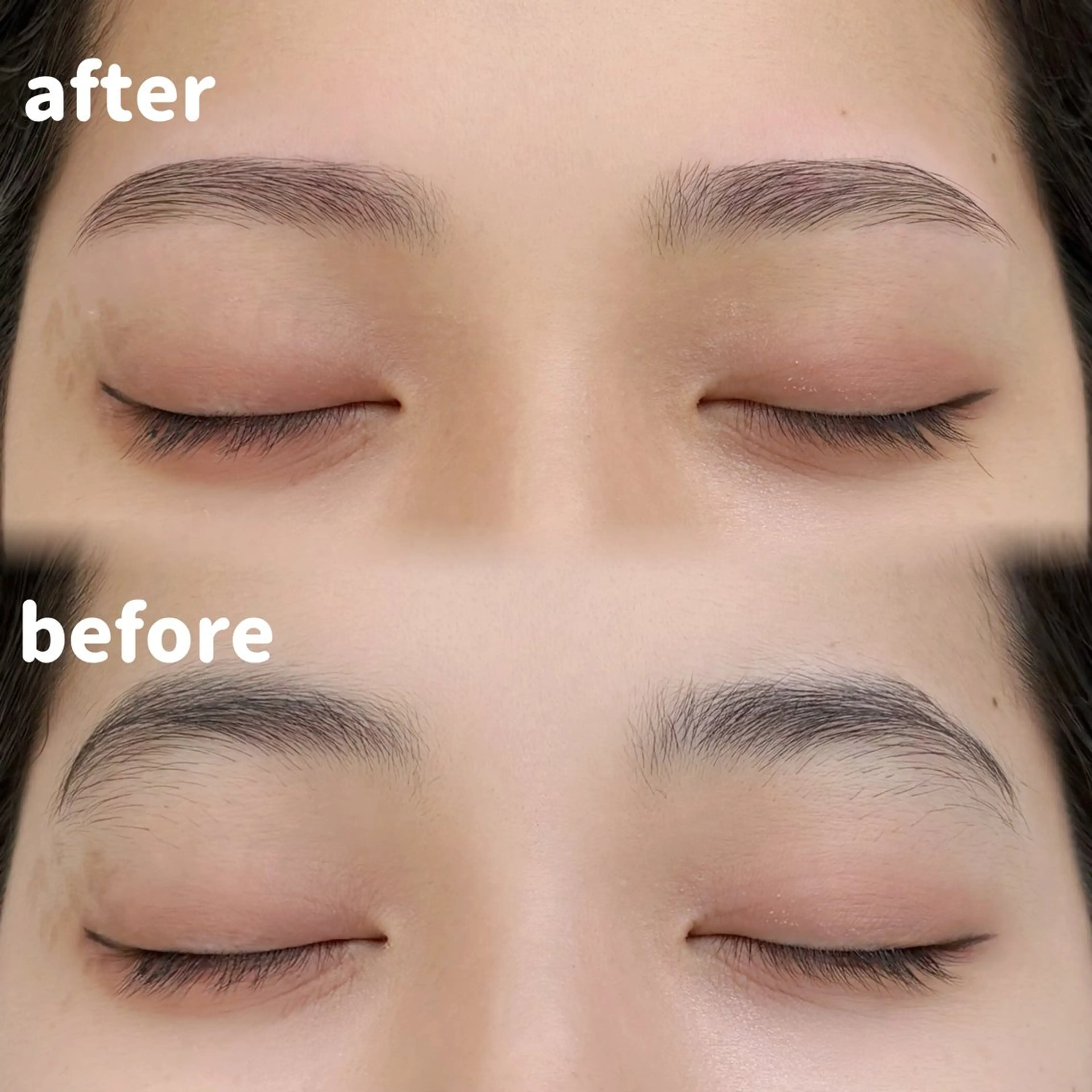 🍓ふんわり眉🍓アイブロウスタイリング (WAX+間引き+仕上げメイク)の写真