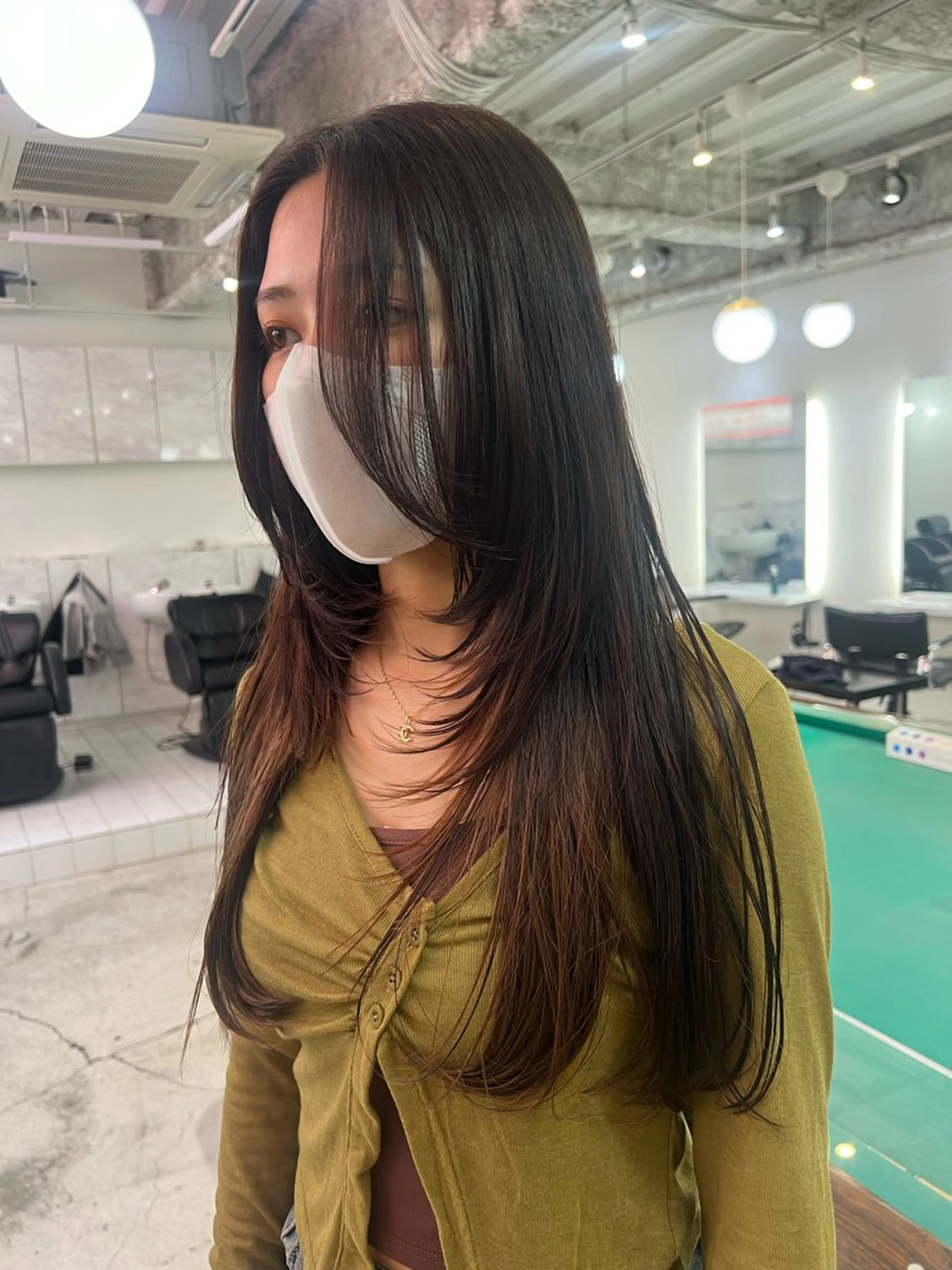 ロング 💥ウルフカット デザインあんな💥のヘアスタイル