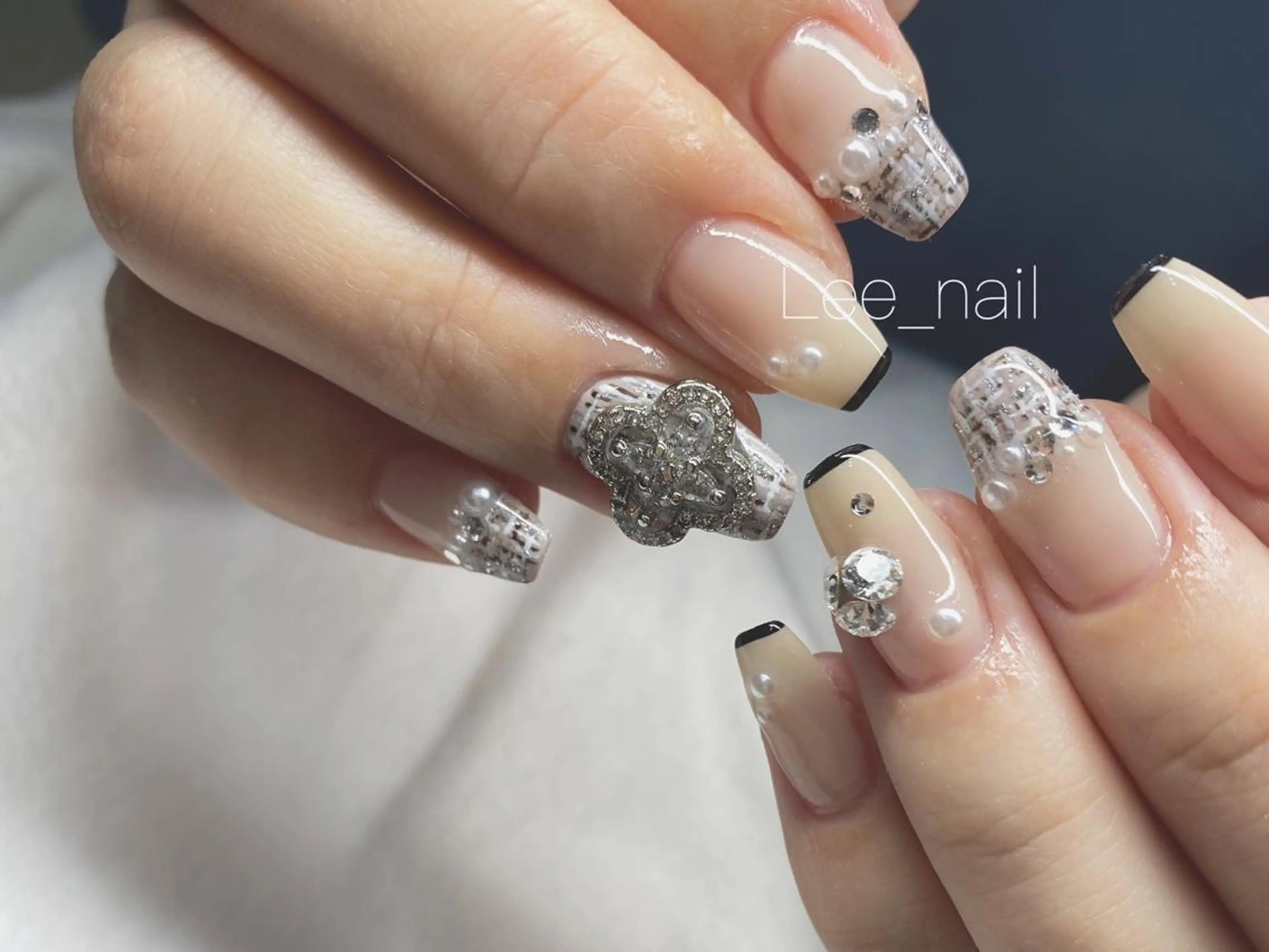 ネイル ワンホンネイル ハンドネイル Lee_ nailのネイルデザイン
