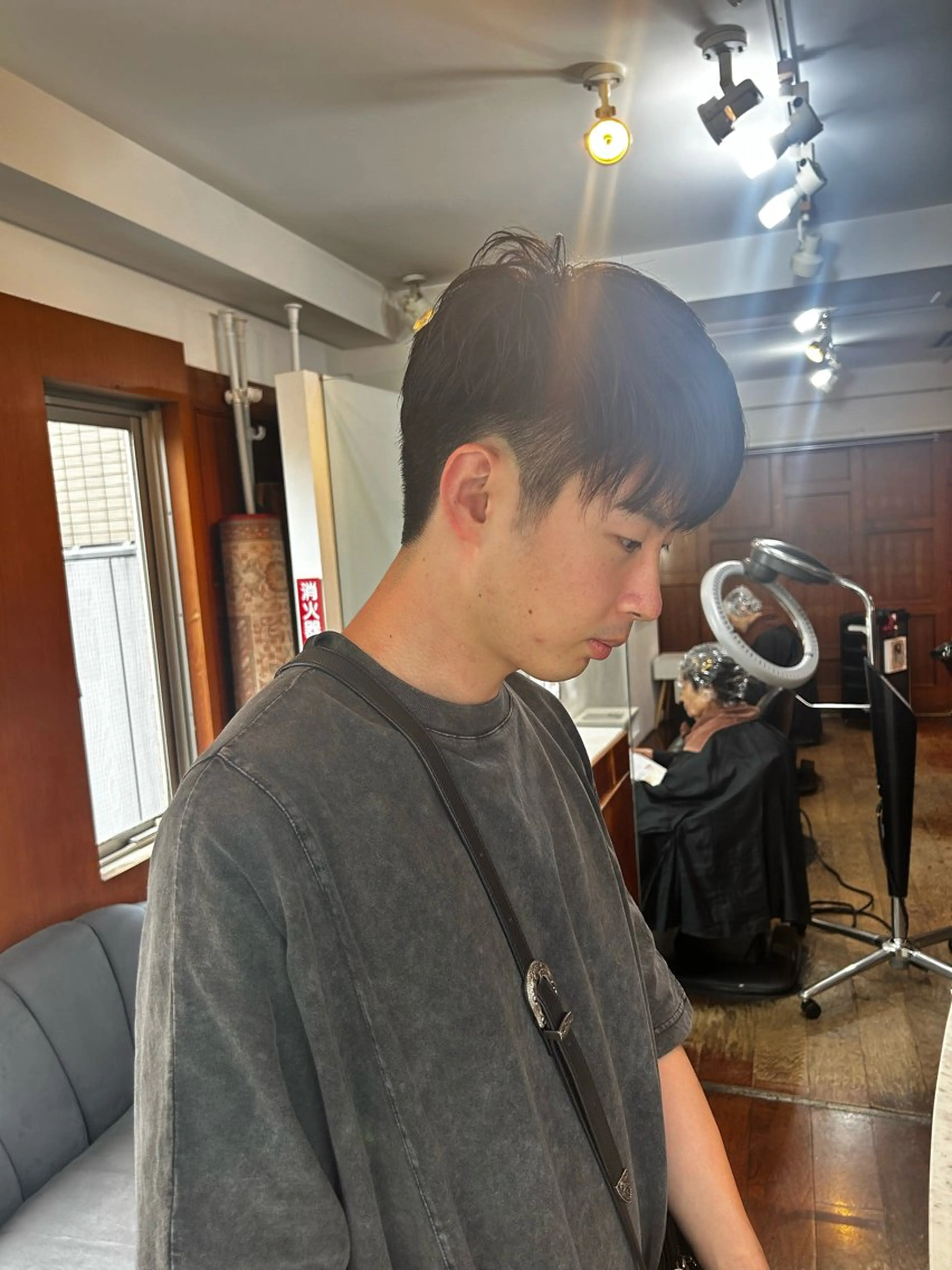 ショート メンズ イワサキ リカのヘアスタイル