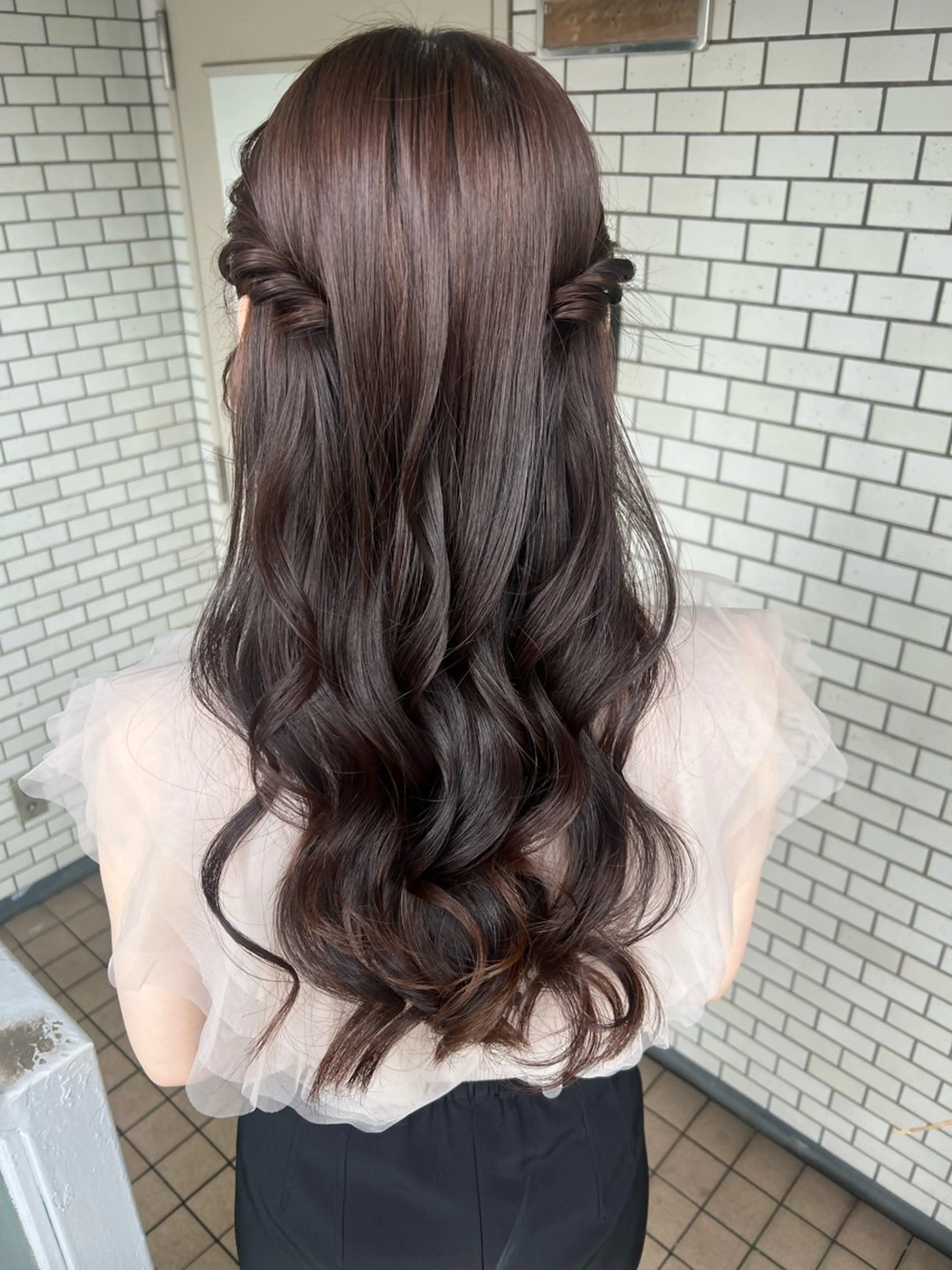 ヘアアレンジ ヘアセット 大人可愛いヘアメイク 💋🧚‍♀️しずかのヘアスタイル