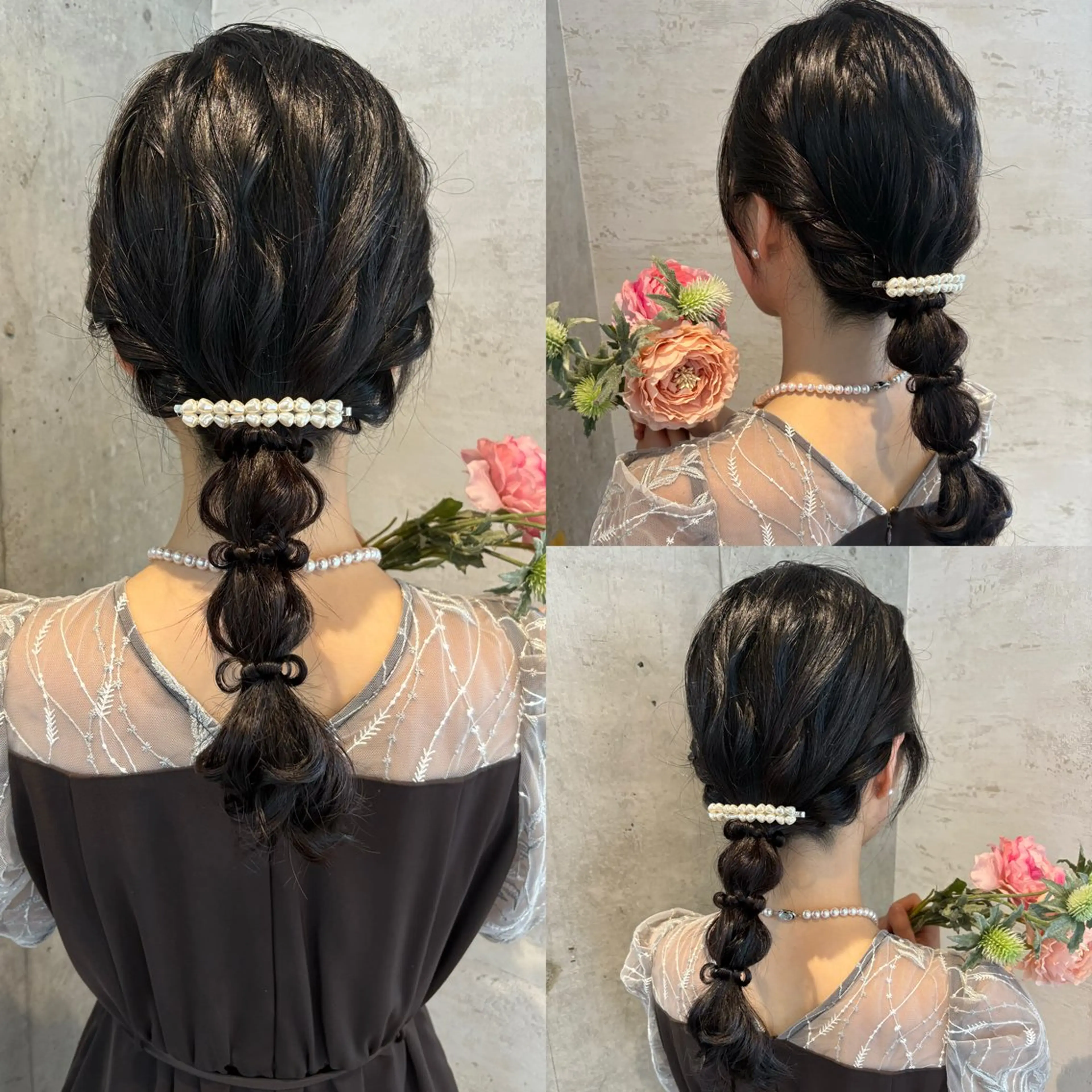 ロング ヘアアレンジ ヘアセット 美髪× ヘアセット✨Araiのヘアスタイル