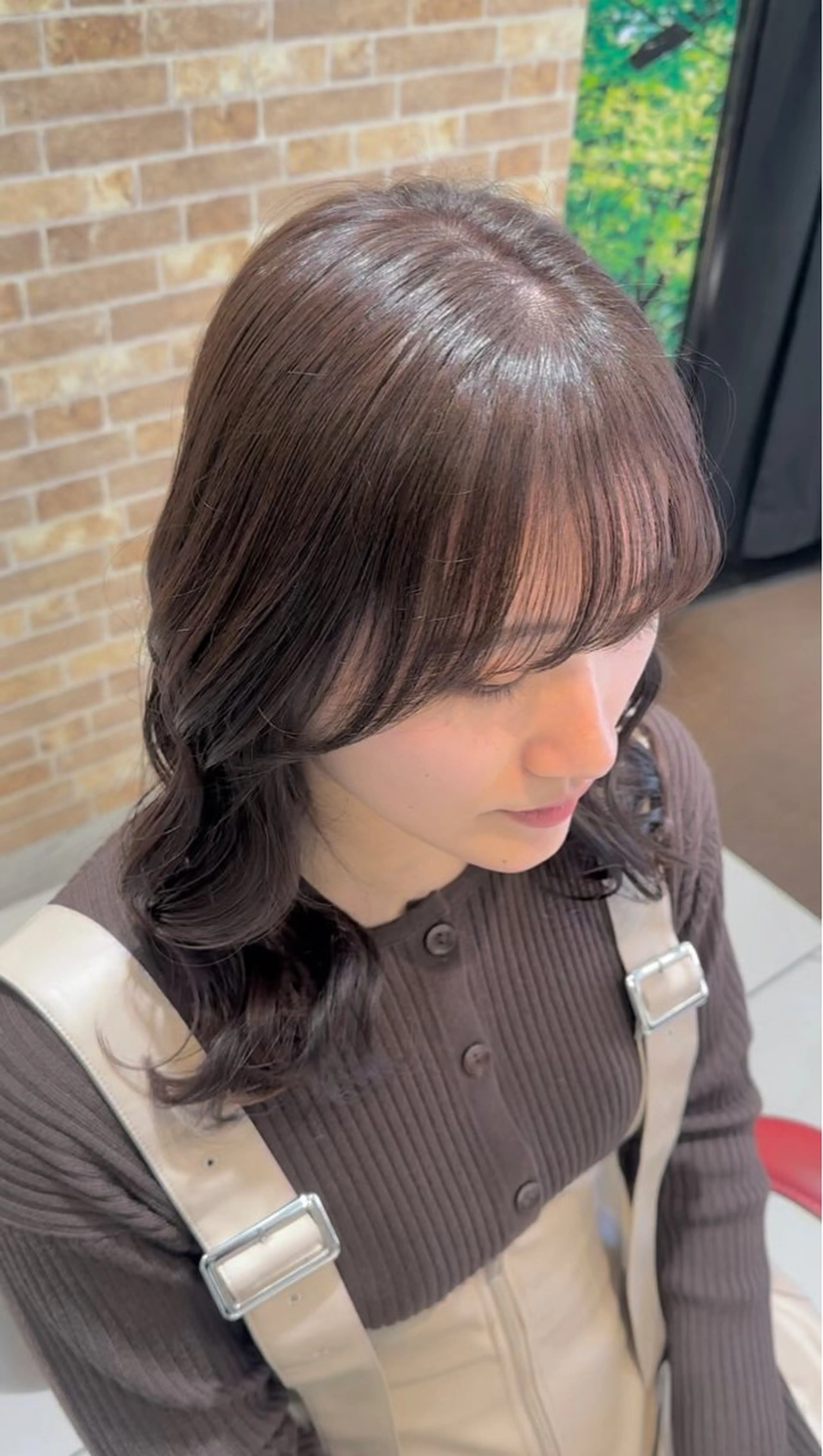 ロング 顔まわりレイヤー 顔周りカット 韓国風ヘア レイヤーカット 似合わせカット 大人レイヤー& 透明感カラー💄のヘアスタイル