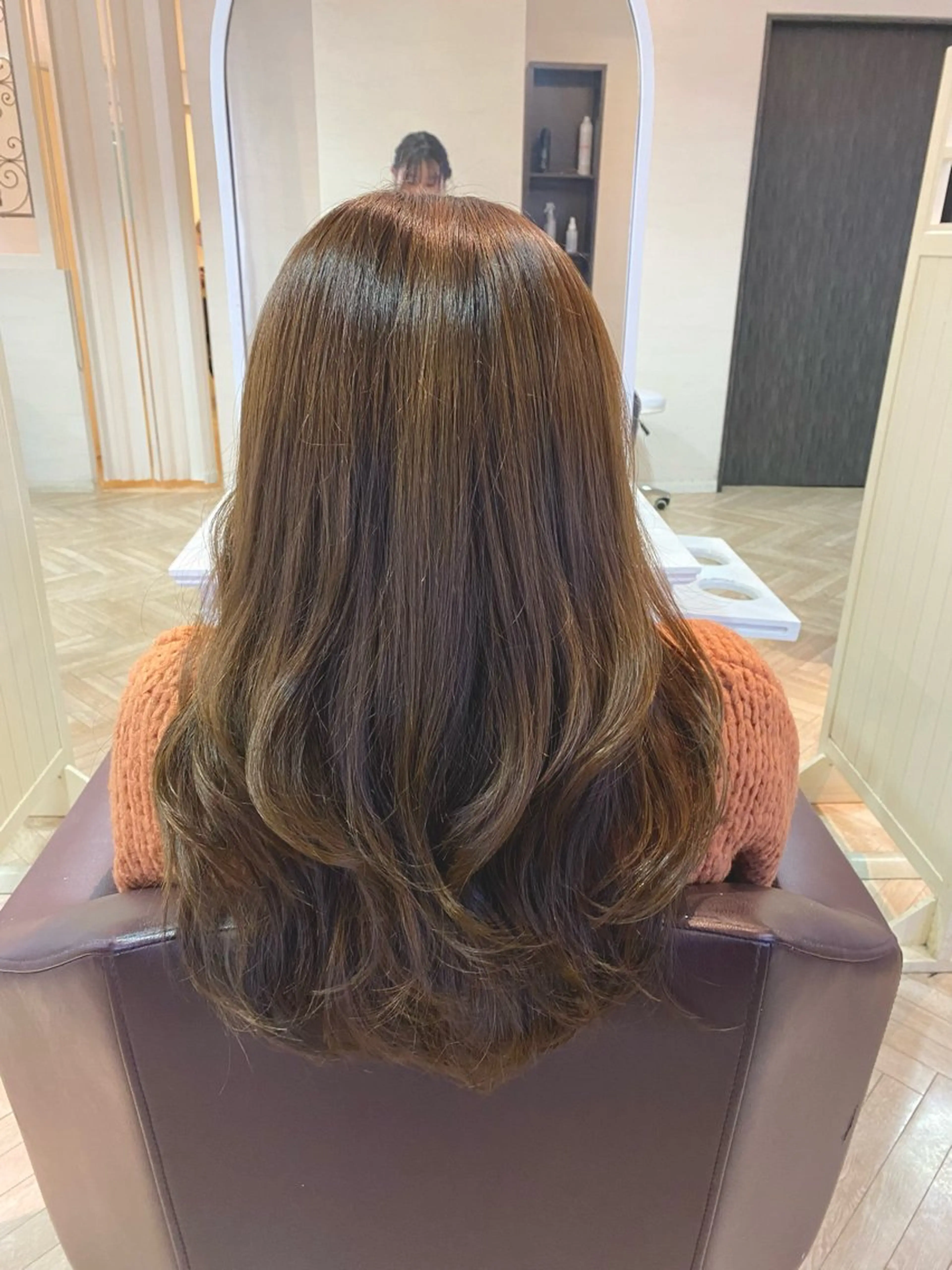ミディアム カラー オリーブカラー カット ヘアカラー Reginavita栄店 【レジナヴィータ】所属・鈴木 二依奈のヘアスタイル