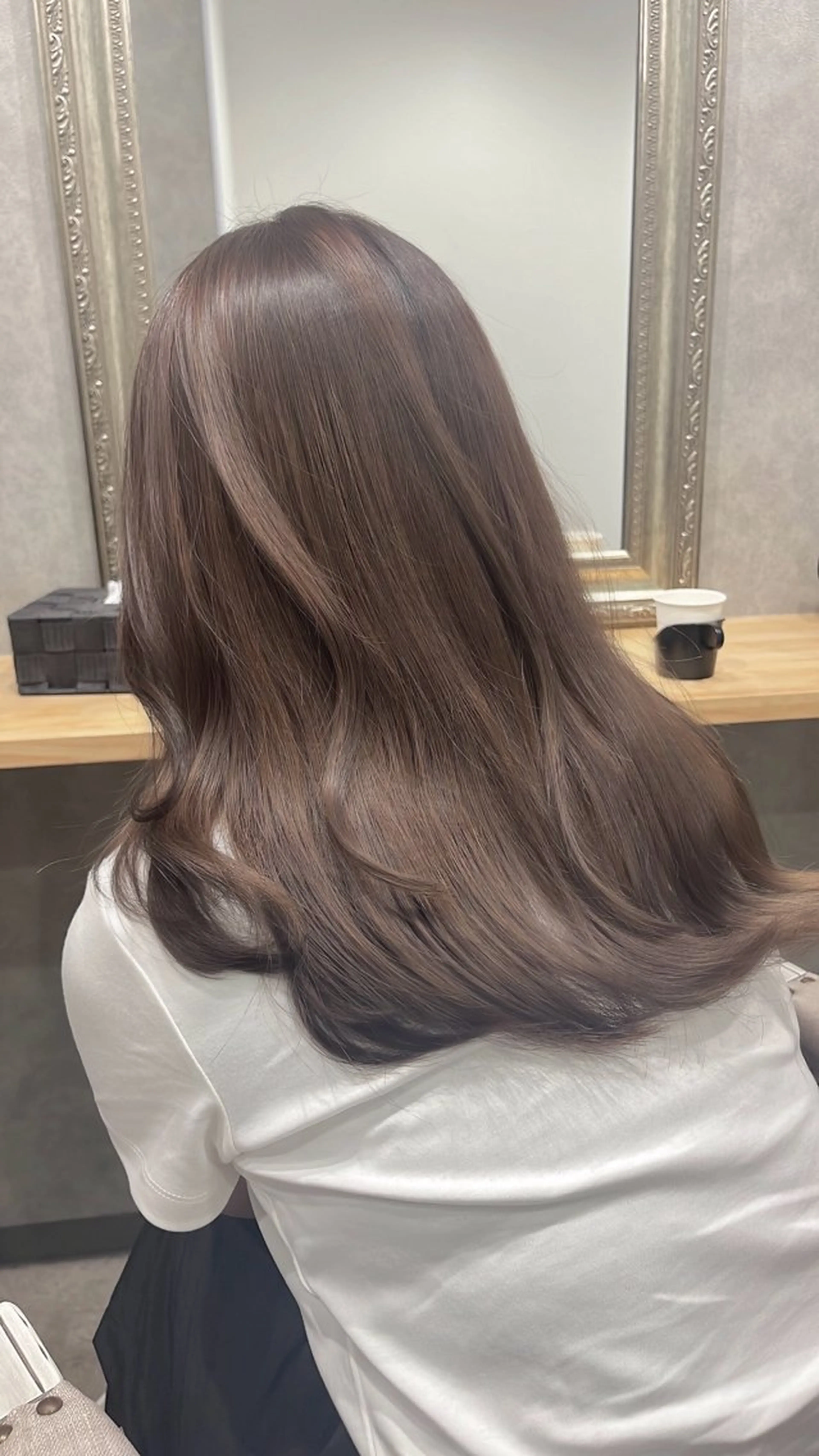 ロング カラー アッシュ ラベンダーカラー ラベンダーアッシュ 透明感カラー/ ブリーチ無し/RYOのヘアスタイル