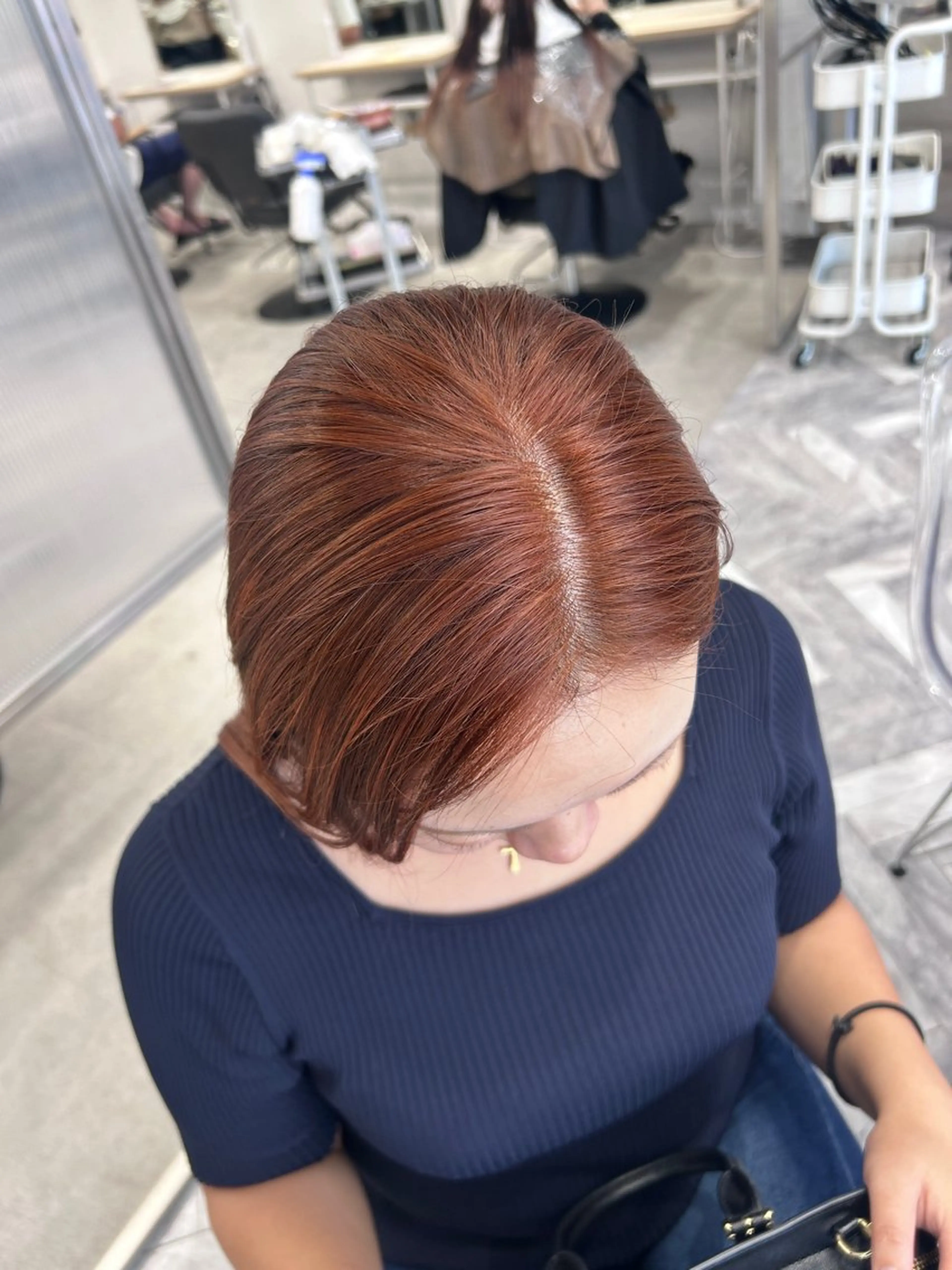 セミロング カラー 透明感ツヤカラー/ アイリスト/ゆきなのマツエク・マツパデザイン