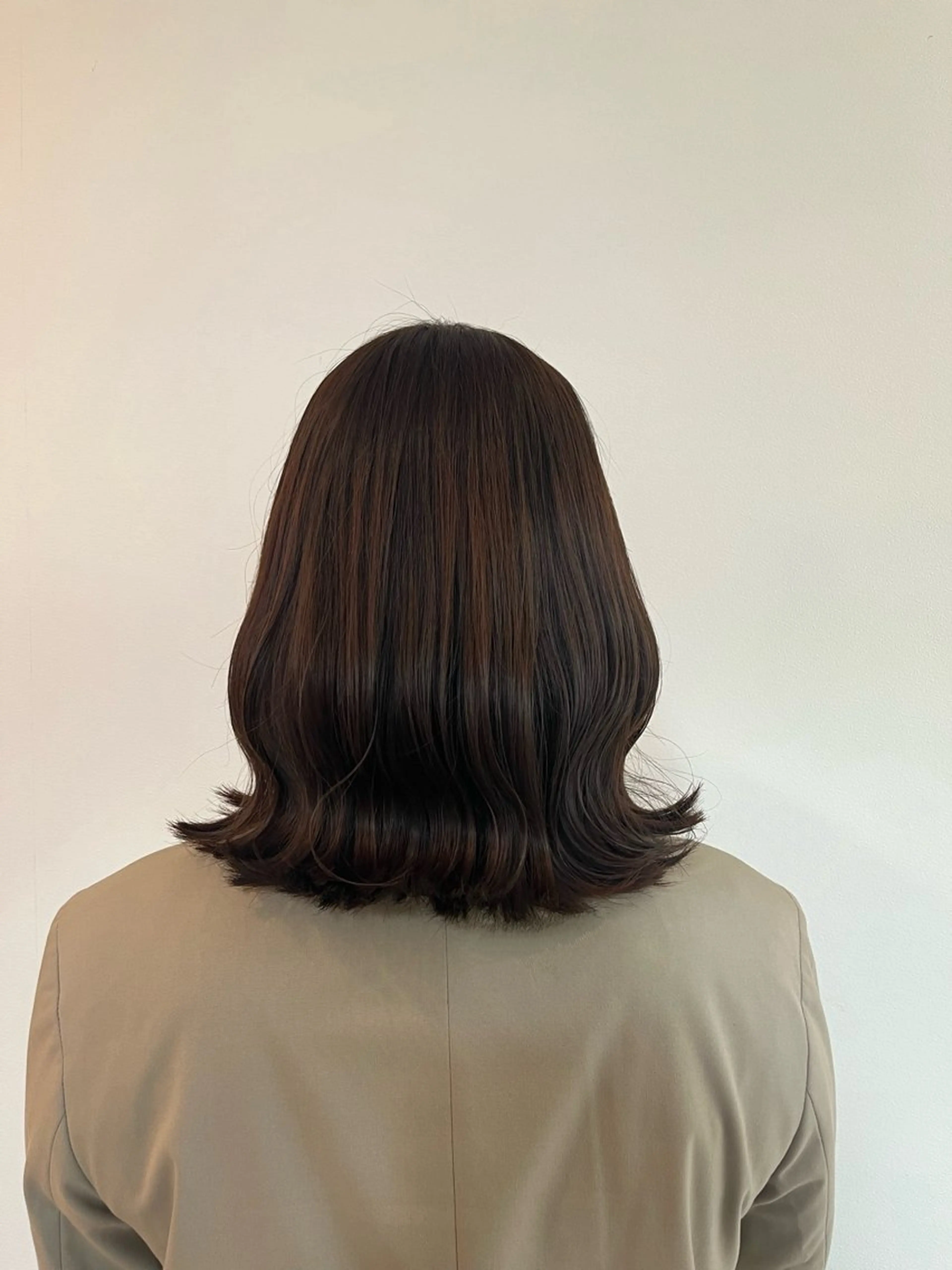 ミディアム カラー 外川 生純美ೀ🌝のヘアスタイル