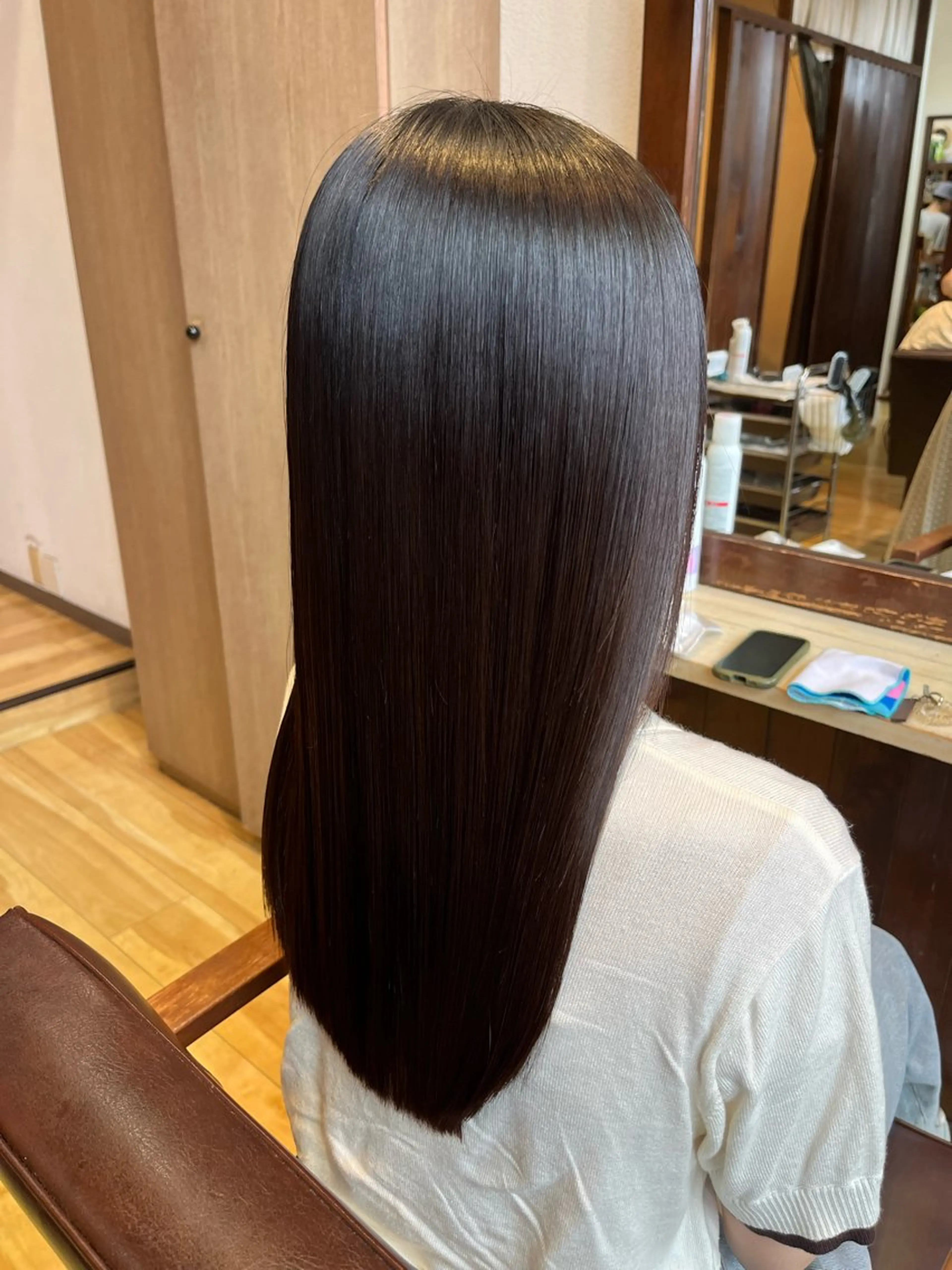 ロング 髪質改善 パパス　梅田 美喜のヘアスタイル