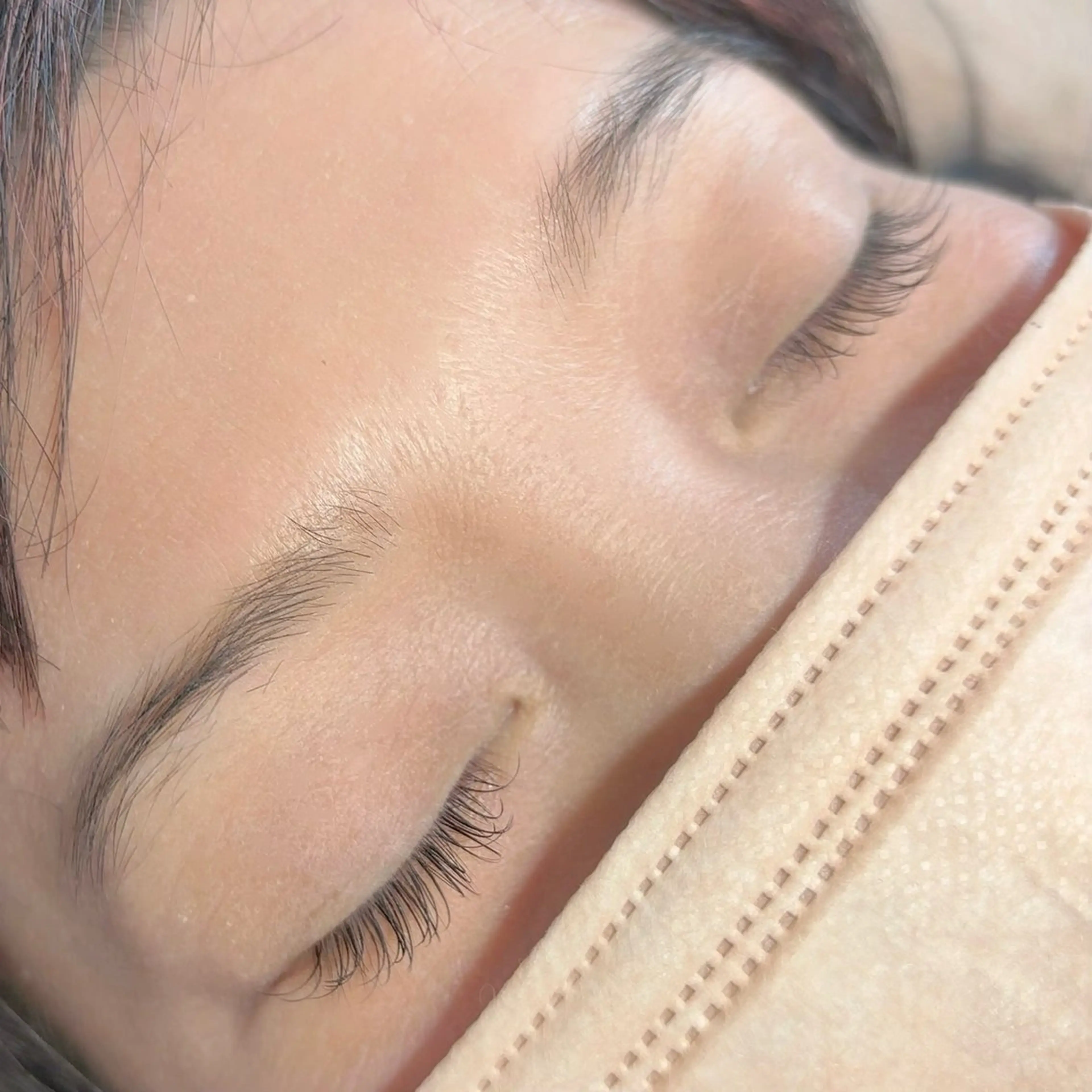 通常グルー♡フラットラッシュ60本(部分オフ込み)の写真